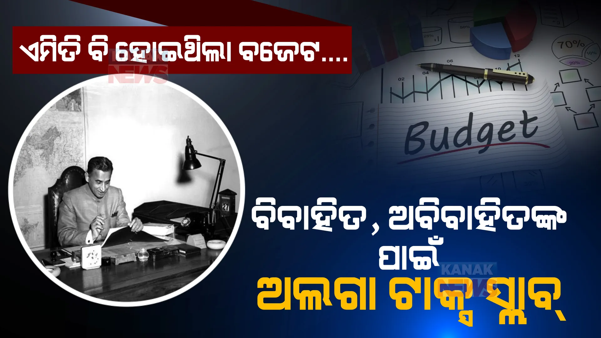 ବଜେଟରେ ଏମିତି ବି ହୋଇଥିଲା.... ବିବାହିତ, ଅବିବାହିତଙ୍କ ପାଇଁ ଅଲଗା ଟାକ୍ସ ସ୍ଲାବ ଘୋଷଣା କରିଥିଲେ ଅର୍ଥ ମନ୍ତ୍ରୀ ।