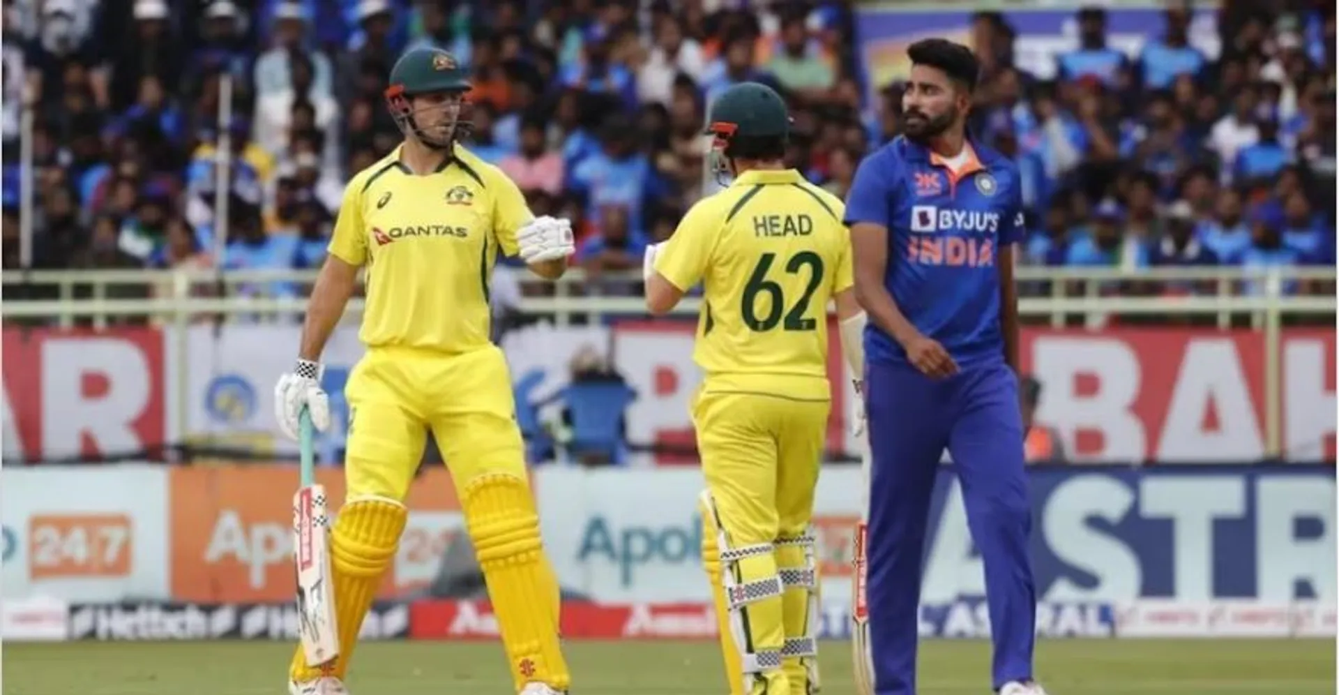 ଭାରତ-ଅଷ୍ଟ୍ରେଲିଆ ଦିନିକିଆ ସିରିଜ: ୧୦ ୱିକେଟରେ ପରାସ୍ତ ହେଲା ଭାରତ