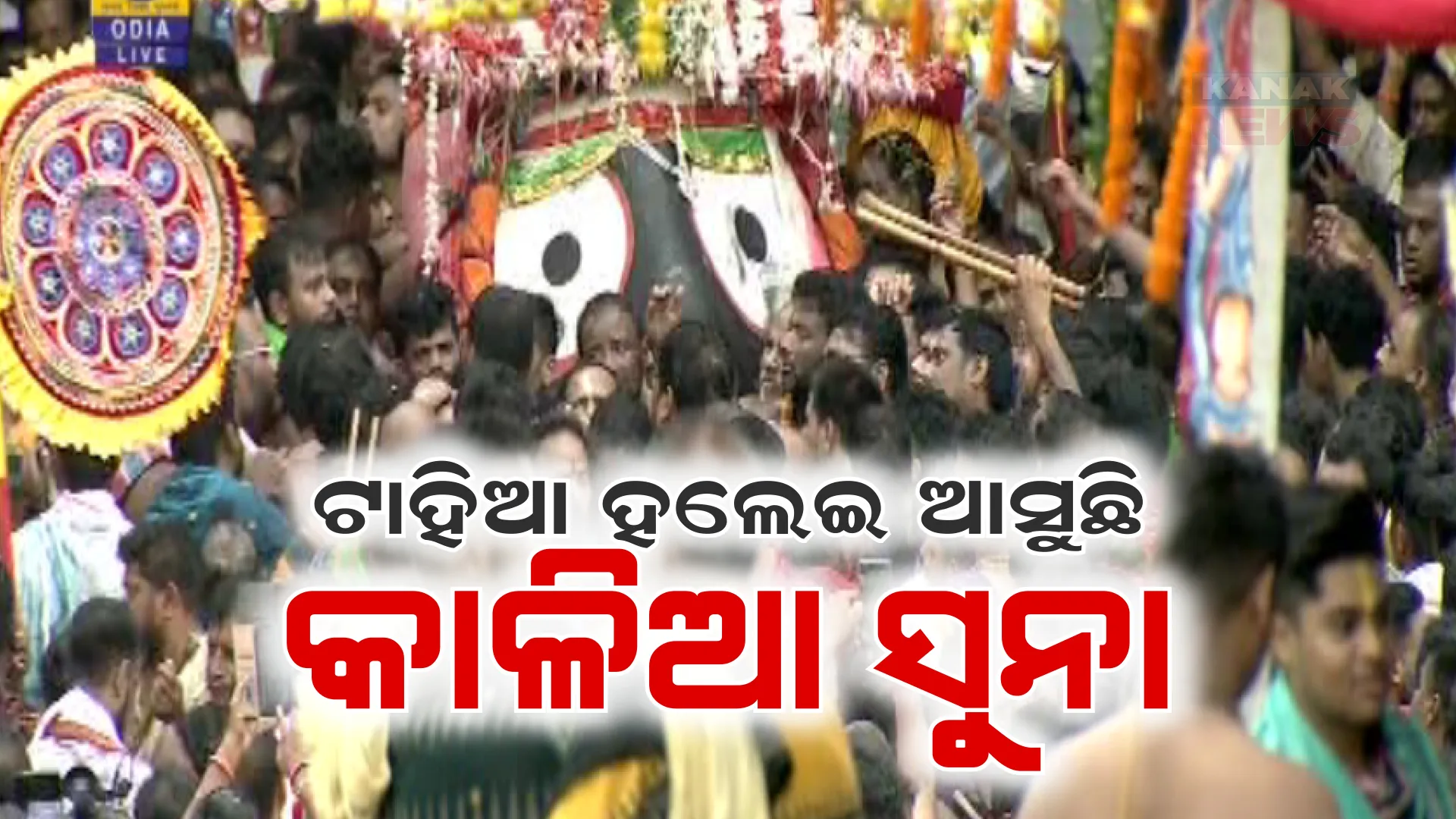 ଶ୍ରୀ ଜଗନ୍ନାଥଙ୍କ ପହଣ୍ଡି : ଝୁଲି ଝୁଲି ରଥାରୁଢ଼ ହେବାପାଇଁ ପହଣ୍ଡିରେ ଭାବ ବିନୋଦିଆ କାଳିଆ ସାଆନ୍ତ