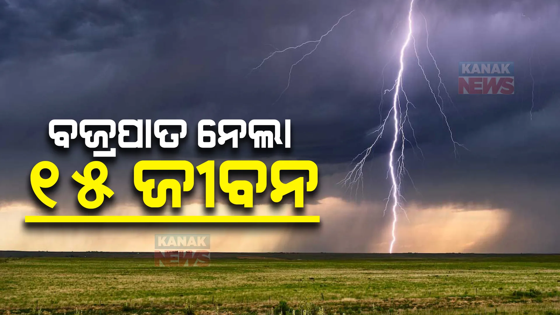 ବଜ୍ରପାତ ନେଲା ୧୫ ଜୀବନ:  ବିହାରରେ ବିର୍ଷା ସହ ବଜ୍ରପାତ ବିତ୍ପାତ