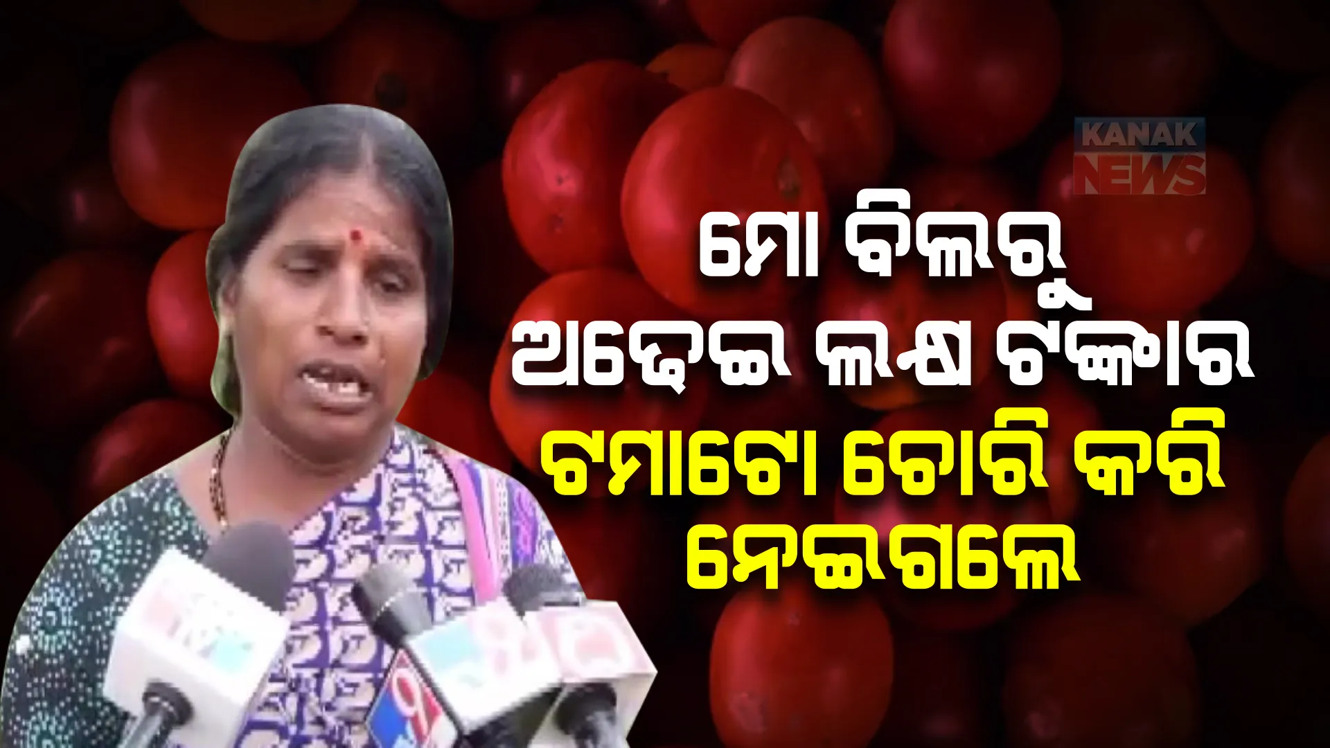 ମହିଳାଙ୍କ ବିଲରୁ ଚୋରି କରିନେଲେ ଅଢେଇ ଲକ୍ଷ ଟଙ୍କାର ଟମୋଟୋ । ଥାନାରେ ମାମଲା ରୁଜୁ