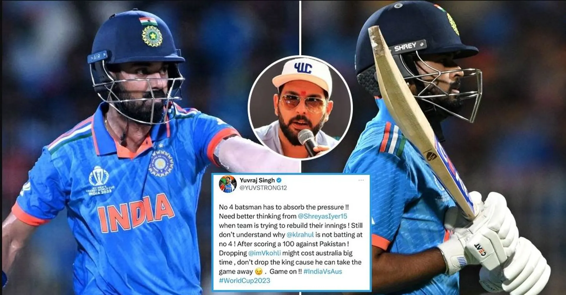 ଶ୍ରେୟାସଙ୍କ ଉପରେ ଖପ୍ପା ଯୁବରାଜ ସିଂହ । ରାହୁଲଙ୍କୁ ୪ ନମ୍ବରରେ ବ୍ୟାଟିଂ କରିବାକୁ ଦେଲେ ପରାମର୍ଶ ।