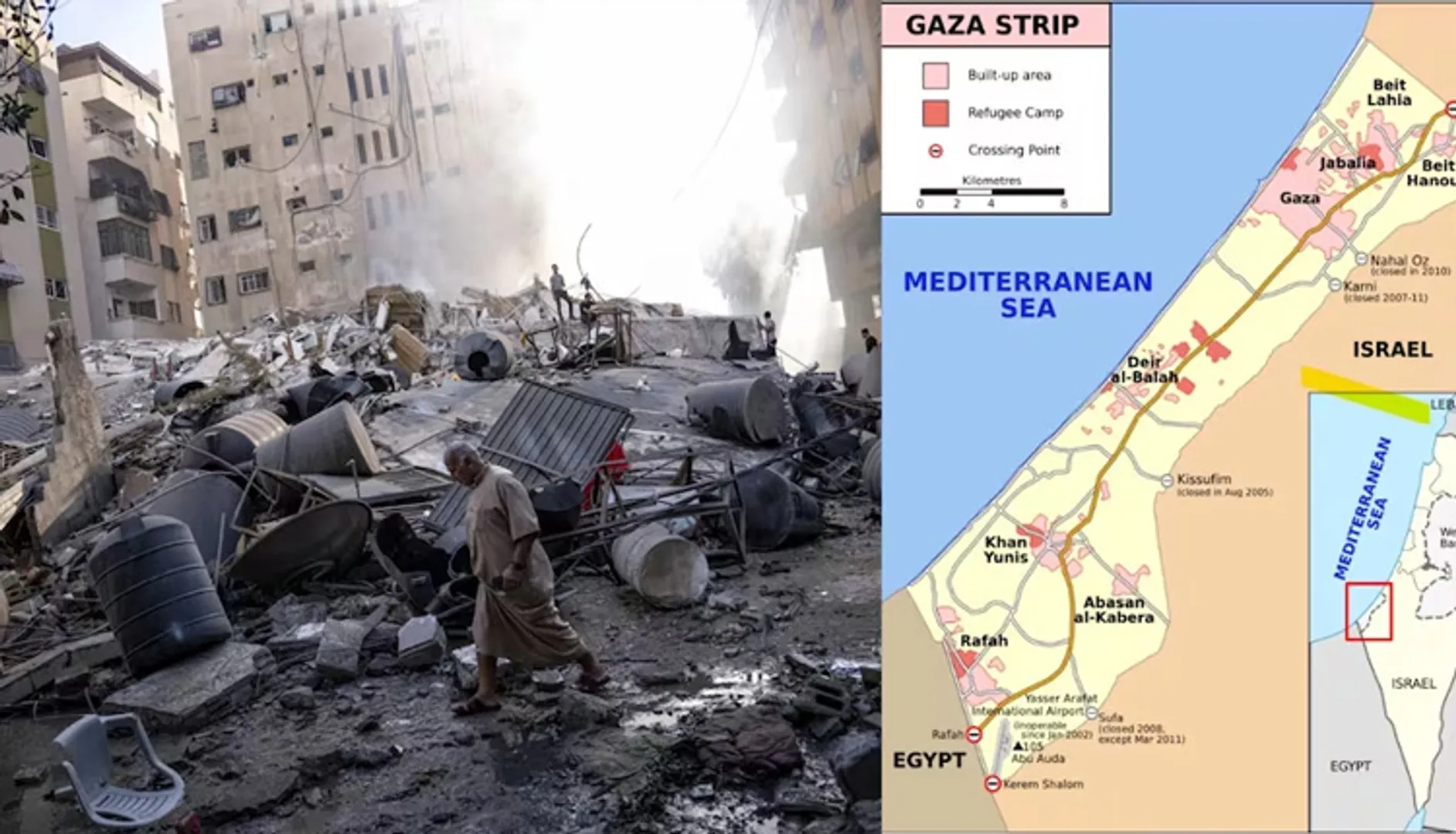 ଗାଜା ଷ୍ଟ୍ରିପ୍: ୪୧ କିଲୋମିଟର ଲମ୍ବର ସେହି ଭୂମି , ଯାହାପାଇଁ ଇସ୍ରାଏଲ୍ ଏବଂ ପାଲେଷ୍ଟାଇନ  ଦଶନ୍ଧି ଦଶନ୍ଧି  ଧରି ଯୁଦ୍ଧ କରୁଛନ୍ତି