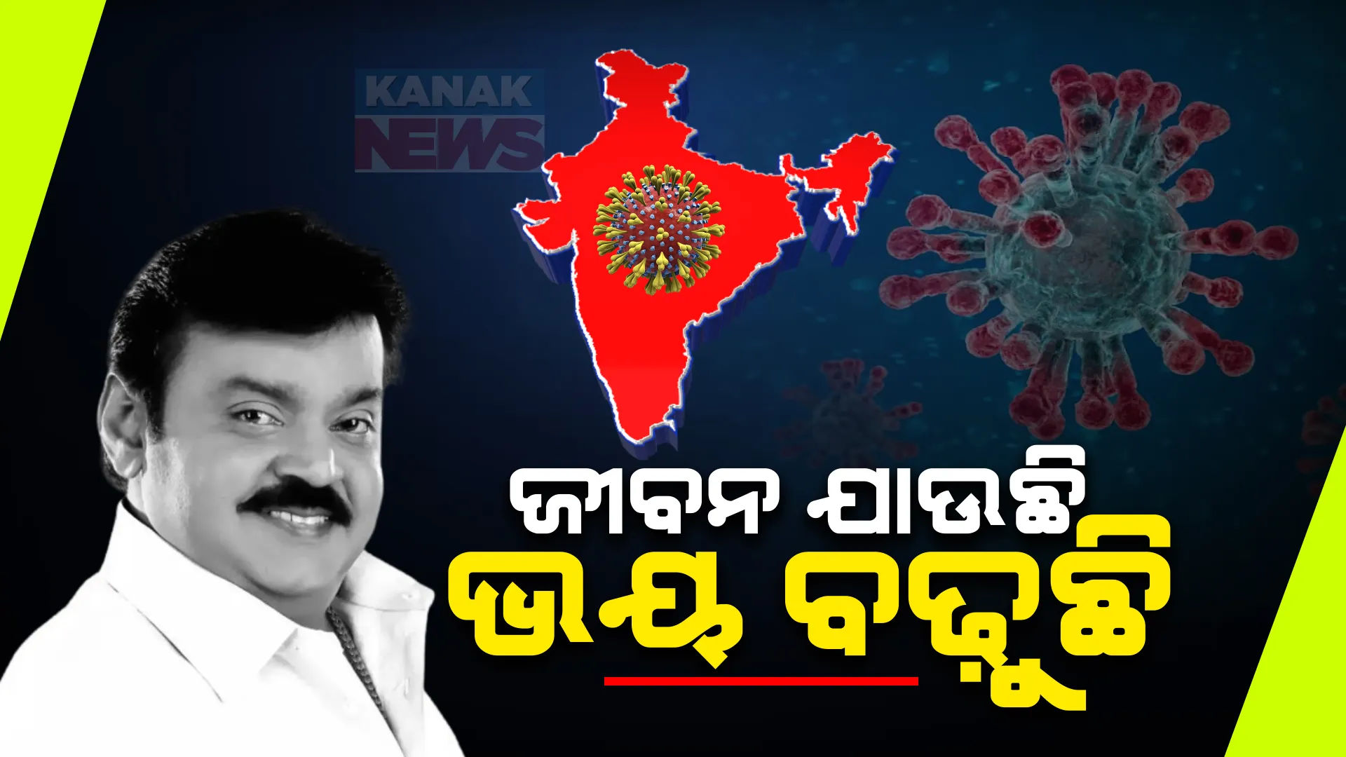 ଅଭିନେତା ତଥା ଡିଏମଡିକେ କ୍ୟାପଟେନ ବିଜୟକାନ୍ତଙ୍କ ପରଲୋକ । କୋଭିଡ ପଜିଟିଭ ପରେ ଭେଣ୍ଟିଲେଟର  ରହି ହେଉଥିଲେ ଚିକିତ୍ସିତ ।