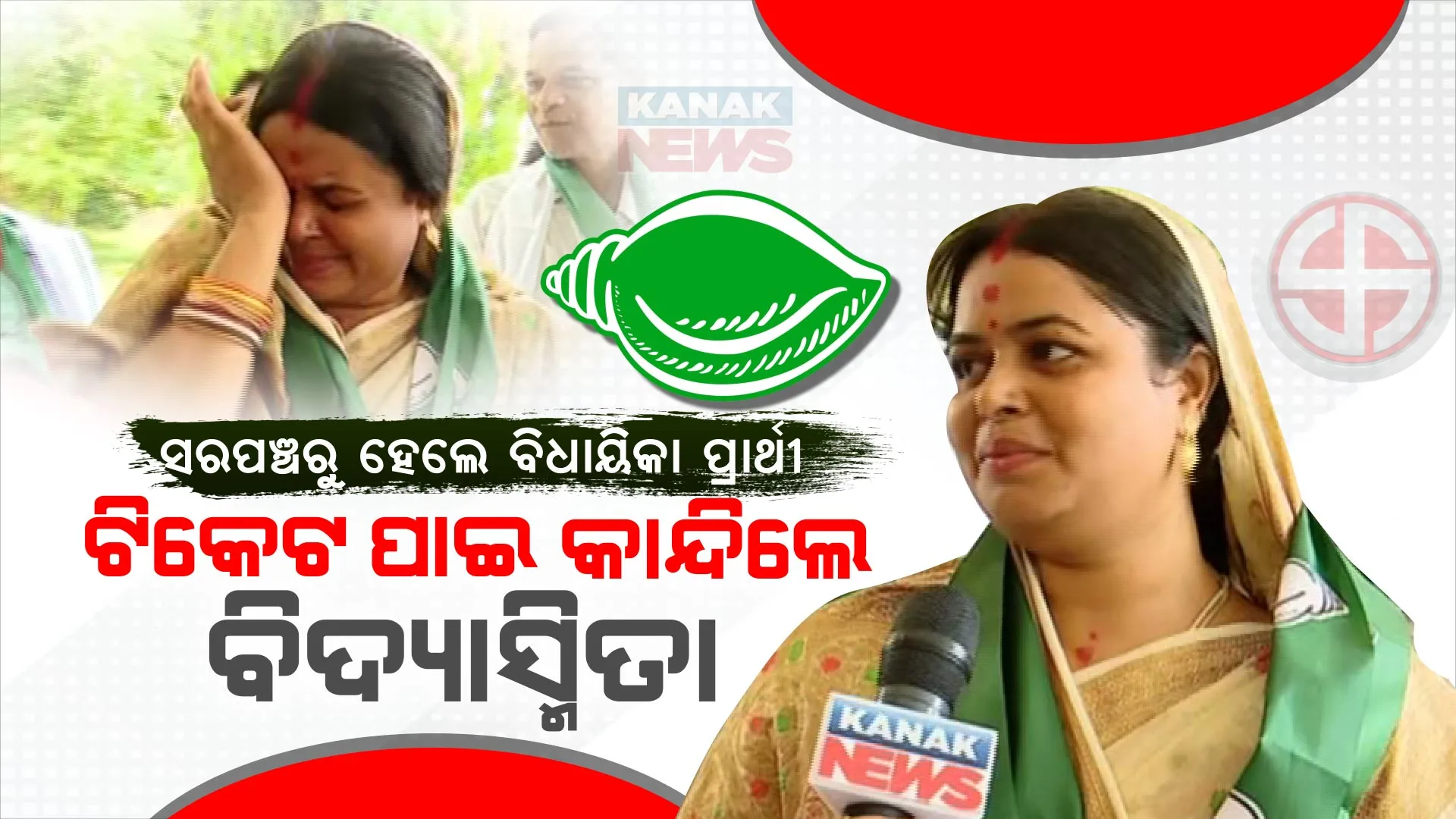 ଥିଲେ ସରପଞ୍ଚ ହେଲେ ବିଧାୟିକା ପ୍ରାର୍ଥୀ: ରେମୁଣାରୁ ବିଜେଡି ଟିକେଟ ପାଇବା ପରେ କାନ୍ଦି ପକାଇଲେ ବିଦ୍ୟାସ୍ମିତା ମହାଳିକ