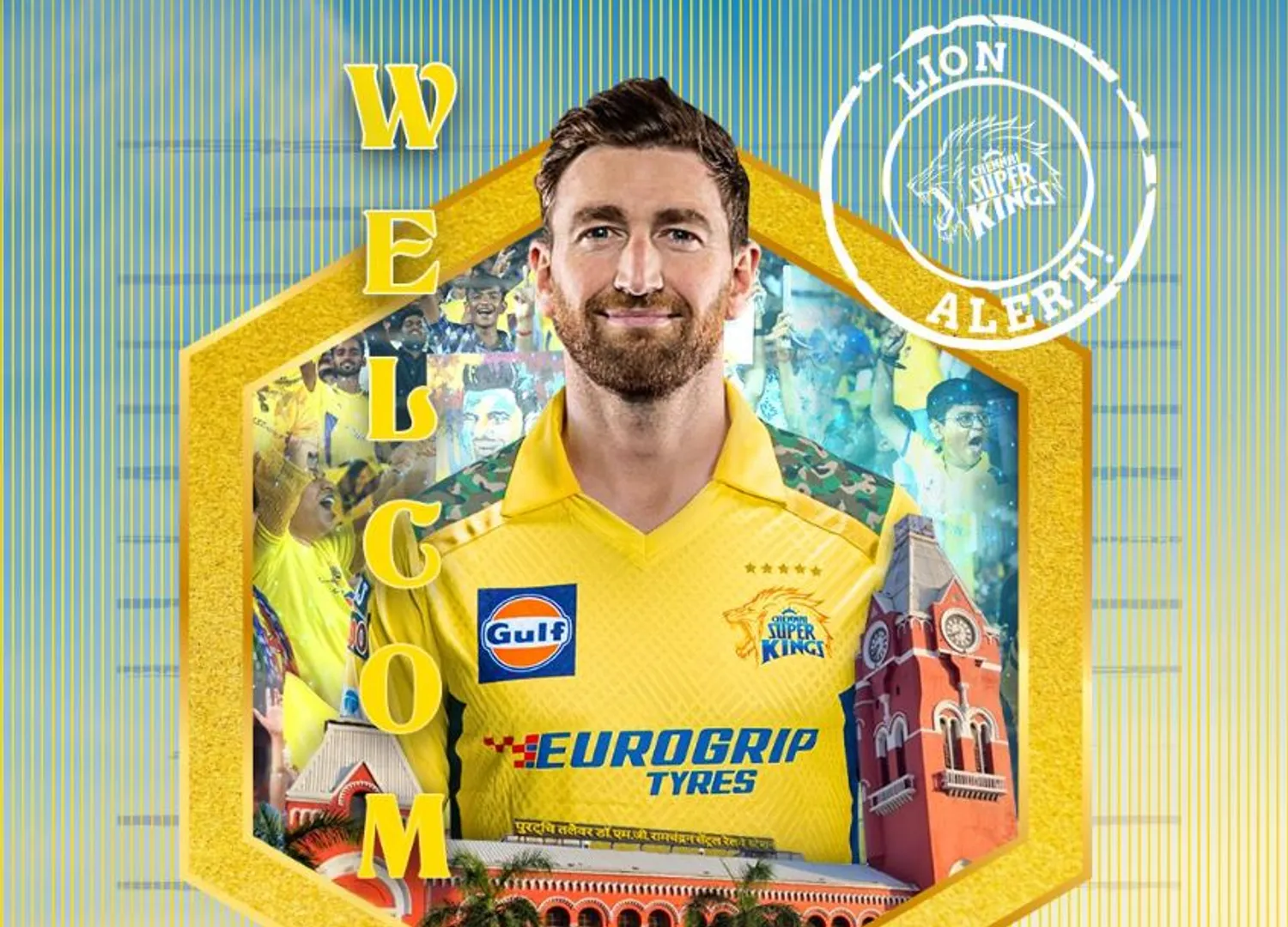 ଆହୁରି ଶକ୍ତିଶାଳୀ ହେଲା ଚେନ୍ନାଇ । ଦଳରେ ସାମିଲ ହେଲେ ଏହି ବିଦେଶୀ ଦ୍ରୁତ ବୋଲର ।