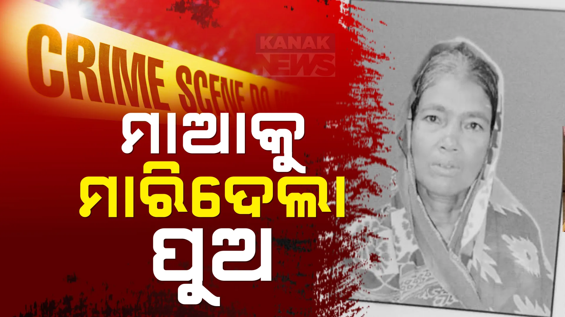 ମାଛ ପାଇଁ ମା’କୁ ହତ୍ୟା କଲା ପୁଅ । ଅଭିଯୁକ୍ତ ପୁଅକୁ ଜେରା କରୁଛି ପୋଲିସ ।