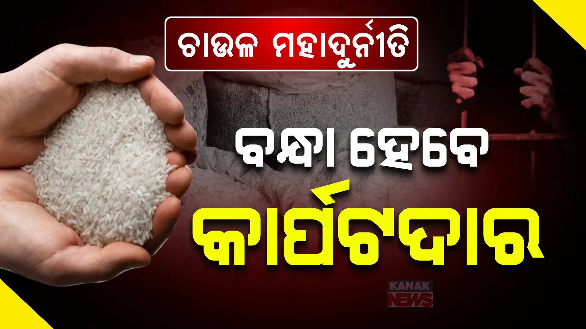 ଚାଉଳ ଦୁର୍ନୀତିରେ ବନ୍ଧା ହେବେ କାର୍ପଟଦାର ; କନକ ନ୍ୟୁଜରେ ଖବର ପ୍ରସାରଣ ପରେ ଚେତିଲେ ସରକାର