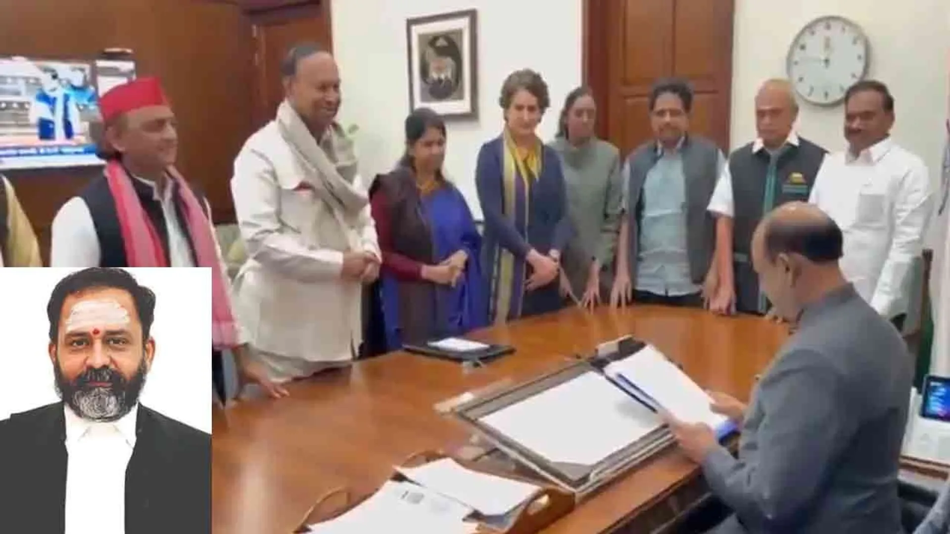 india-allaince-mp-om-birla-gr-swaminathan