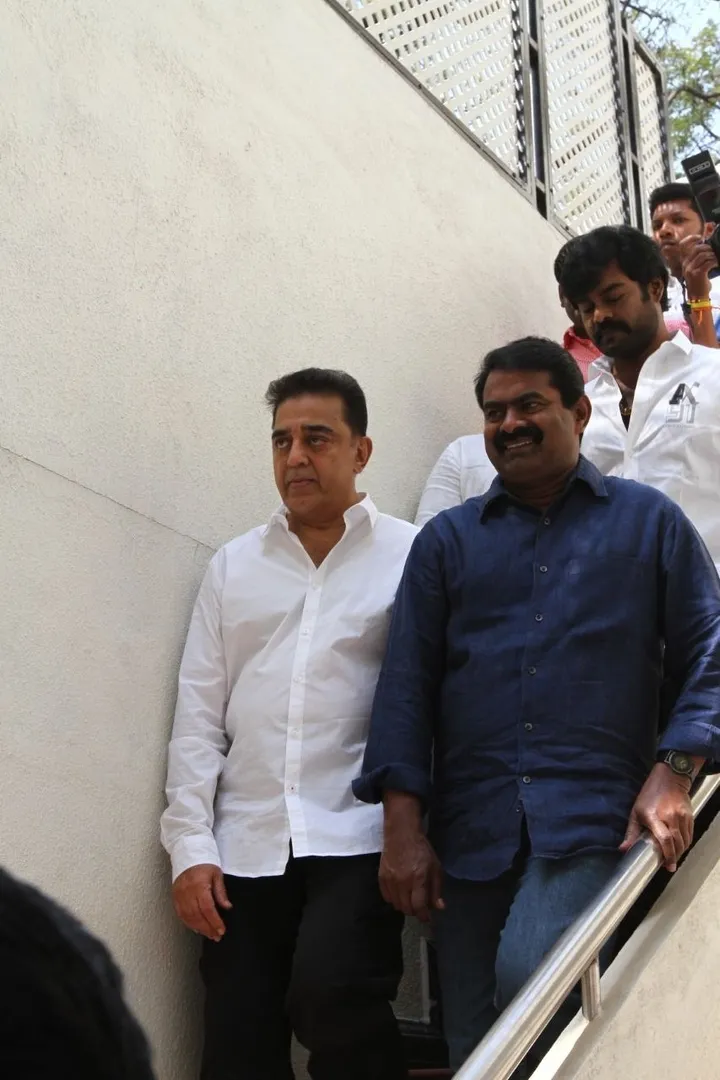 கமல் சீமான் சந்திப்பு [படங்கள்]
