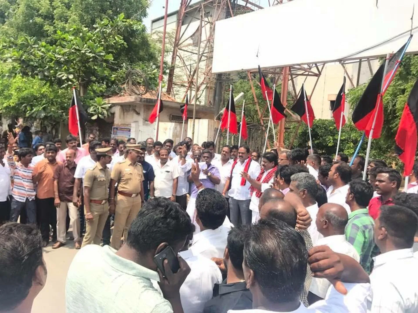 chennai protest