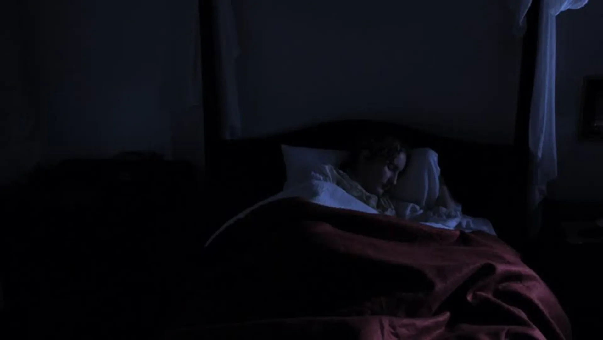 dark room sleeping