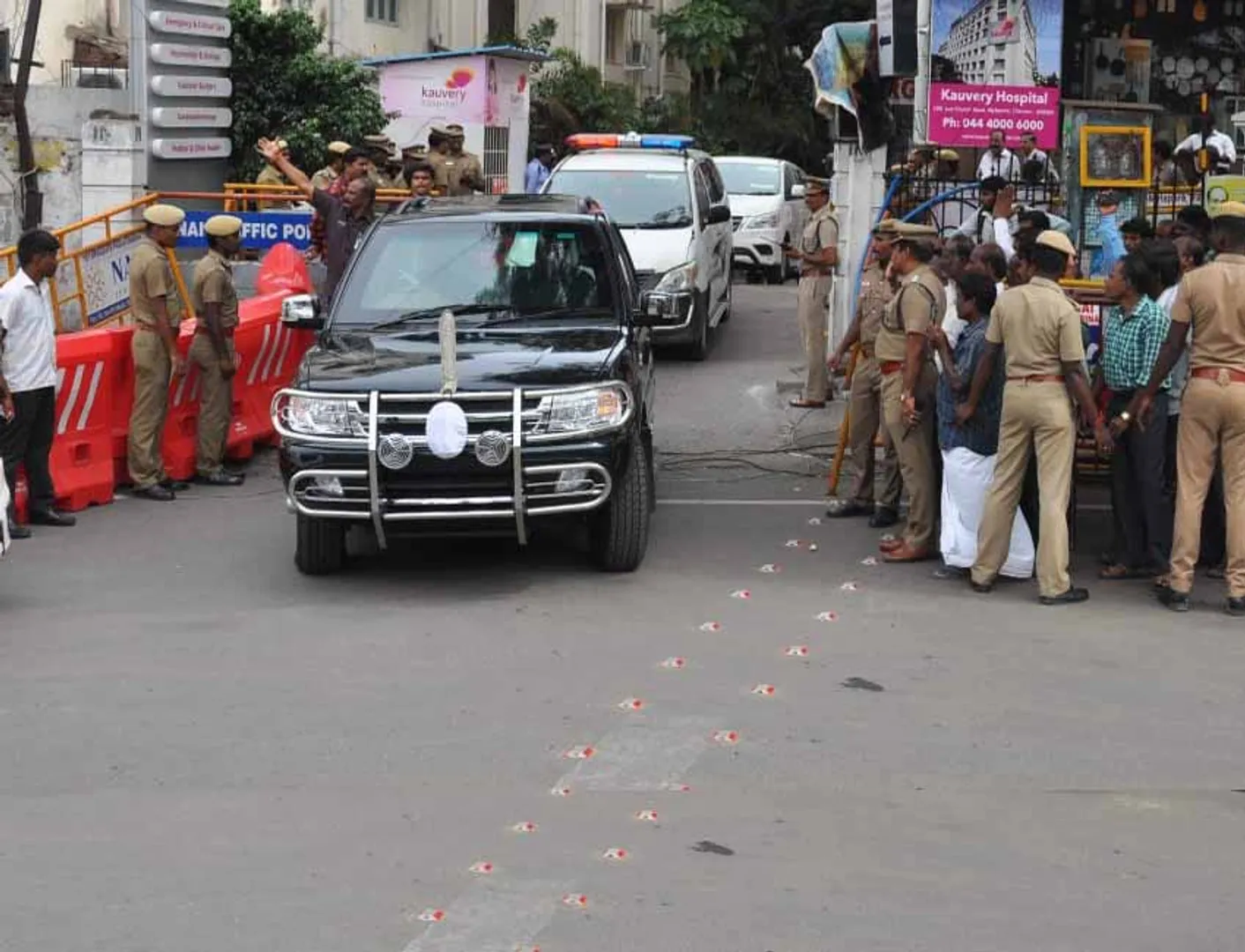 The President comes to Chennai