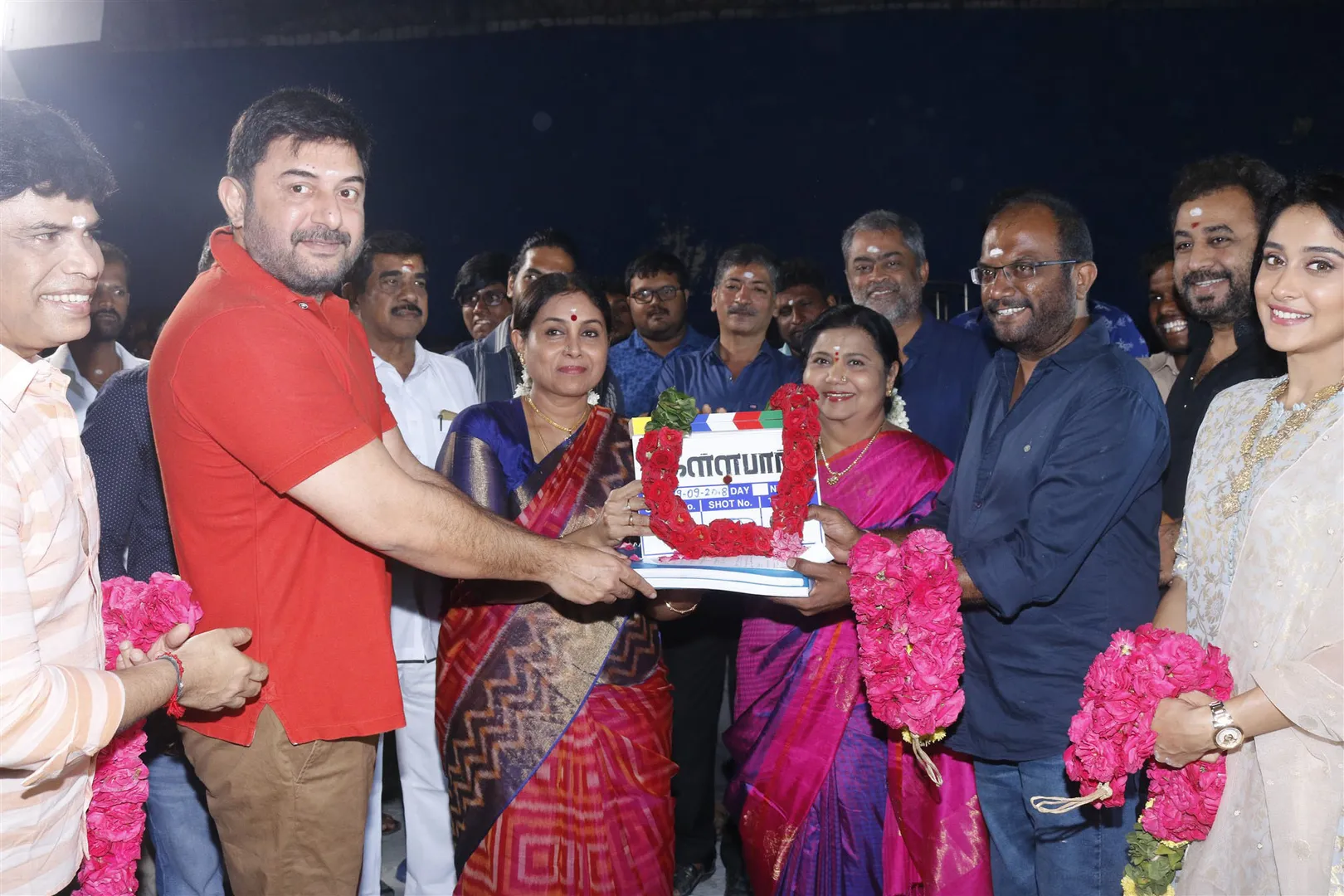 அரவிந்த்சாமி – ரெஜினா நடிக்கும் “ கள்ளபார்ட் “  இன்று படப்பிடிப்பு துவங்கிய (படங்கள்)    