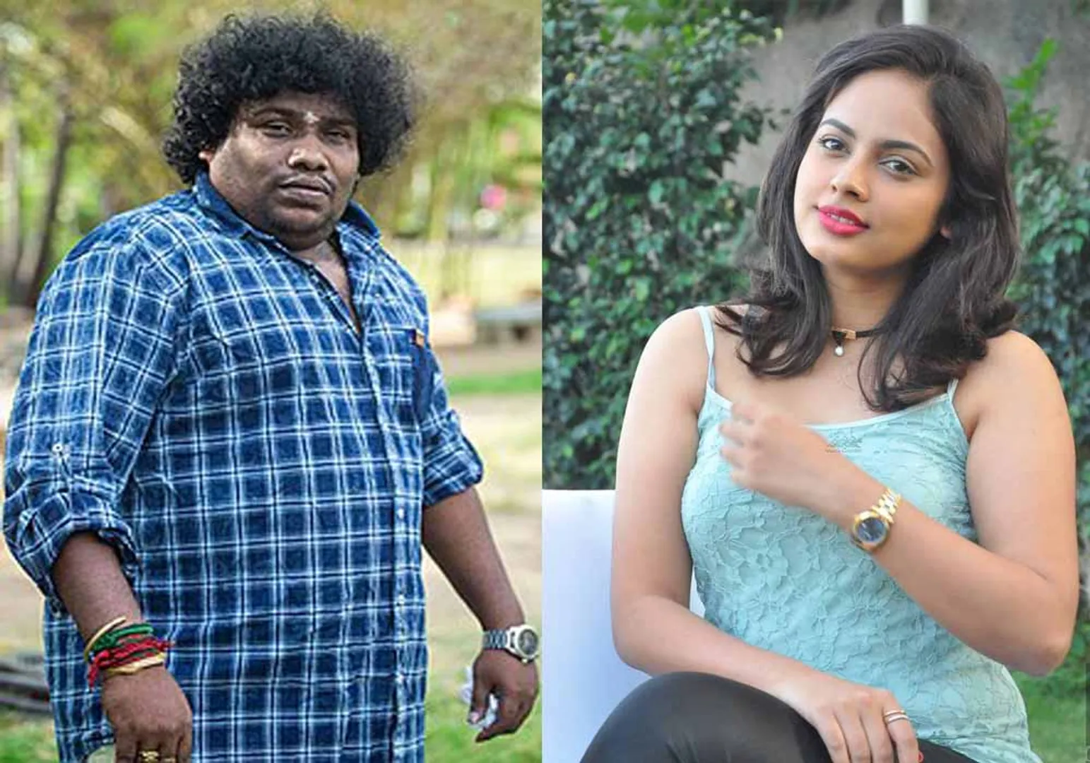 யோகிபாபு - நந்திதா ஸ்வேதா 