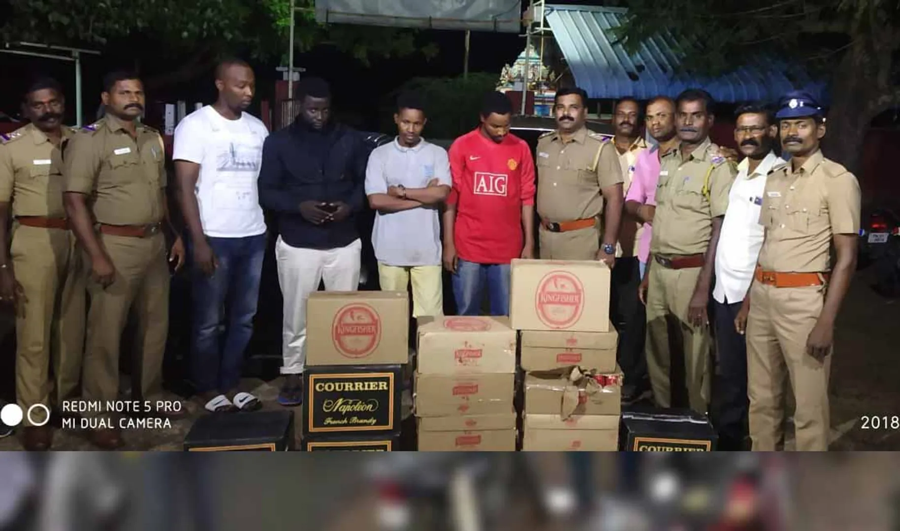Puducherry wine bottles seized!
