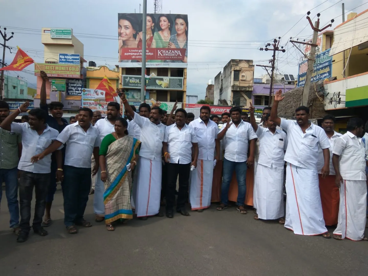  Strike the road demanding action against the ops brother raja!!