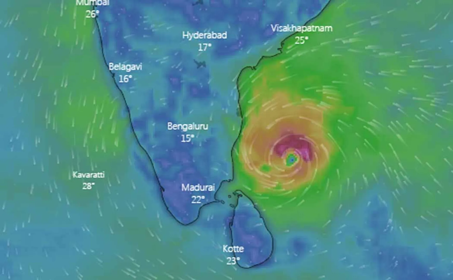gaja cyclone