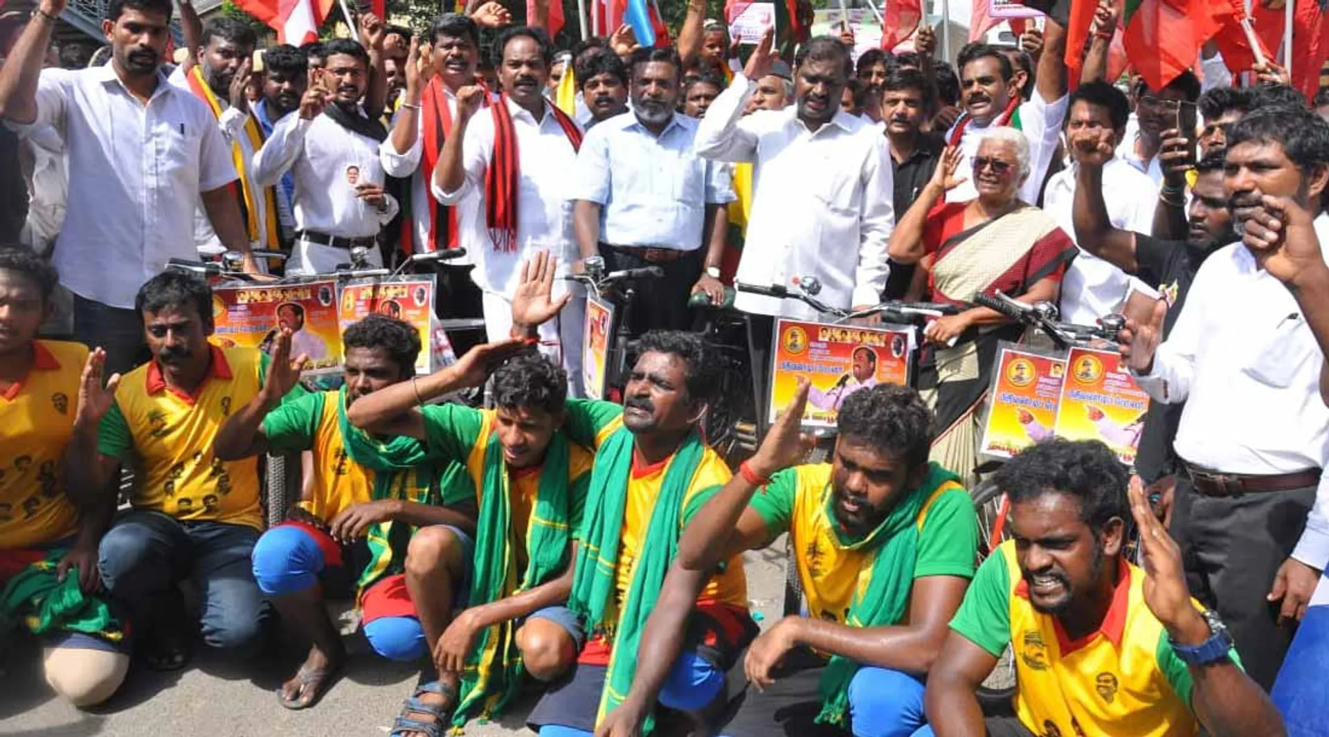 7 Tamils should be released - Bicycle rally