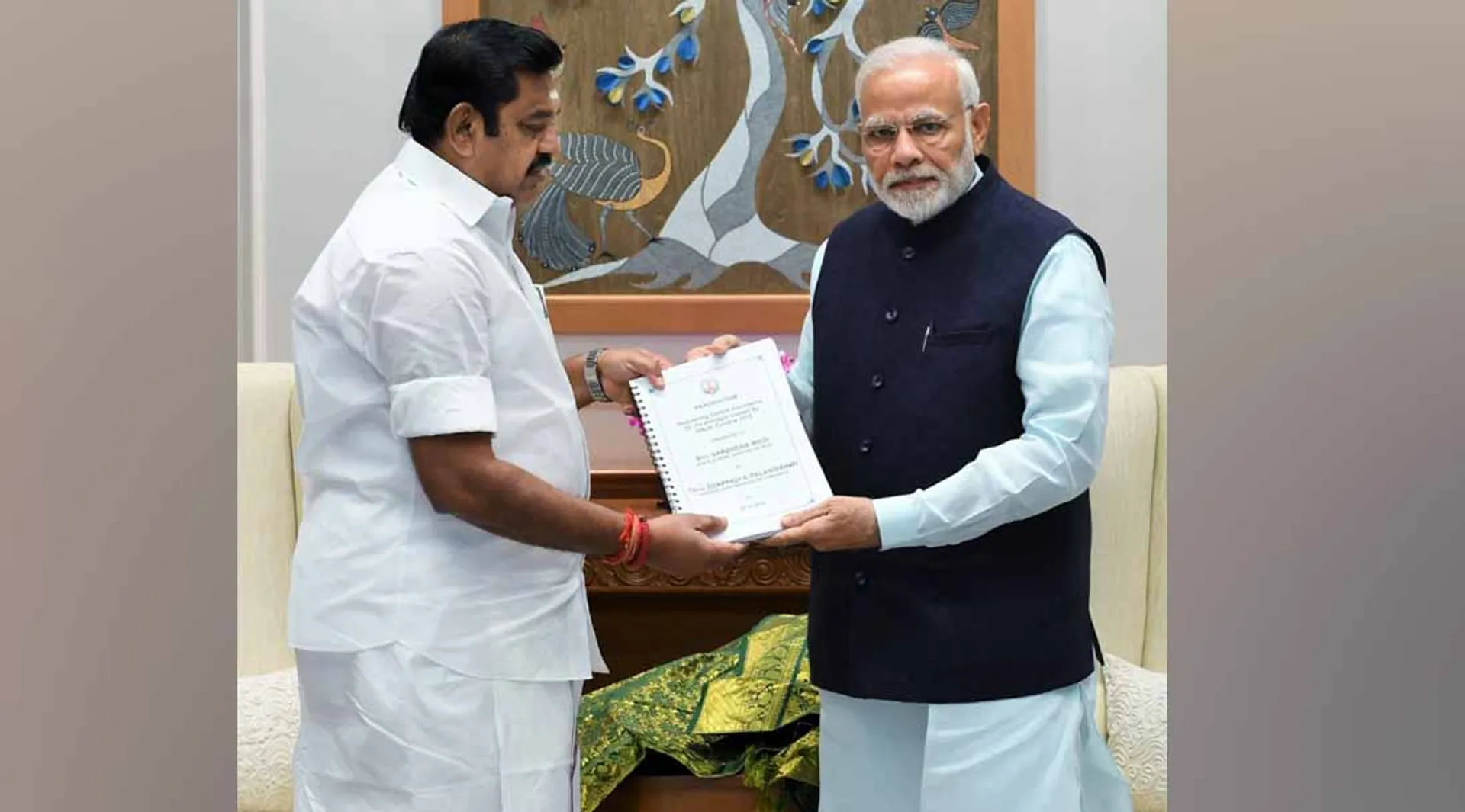 edappadi palanisamy - narendra modi