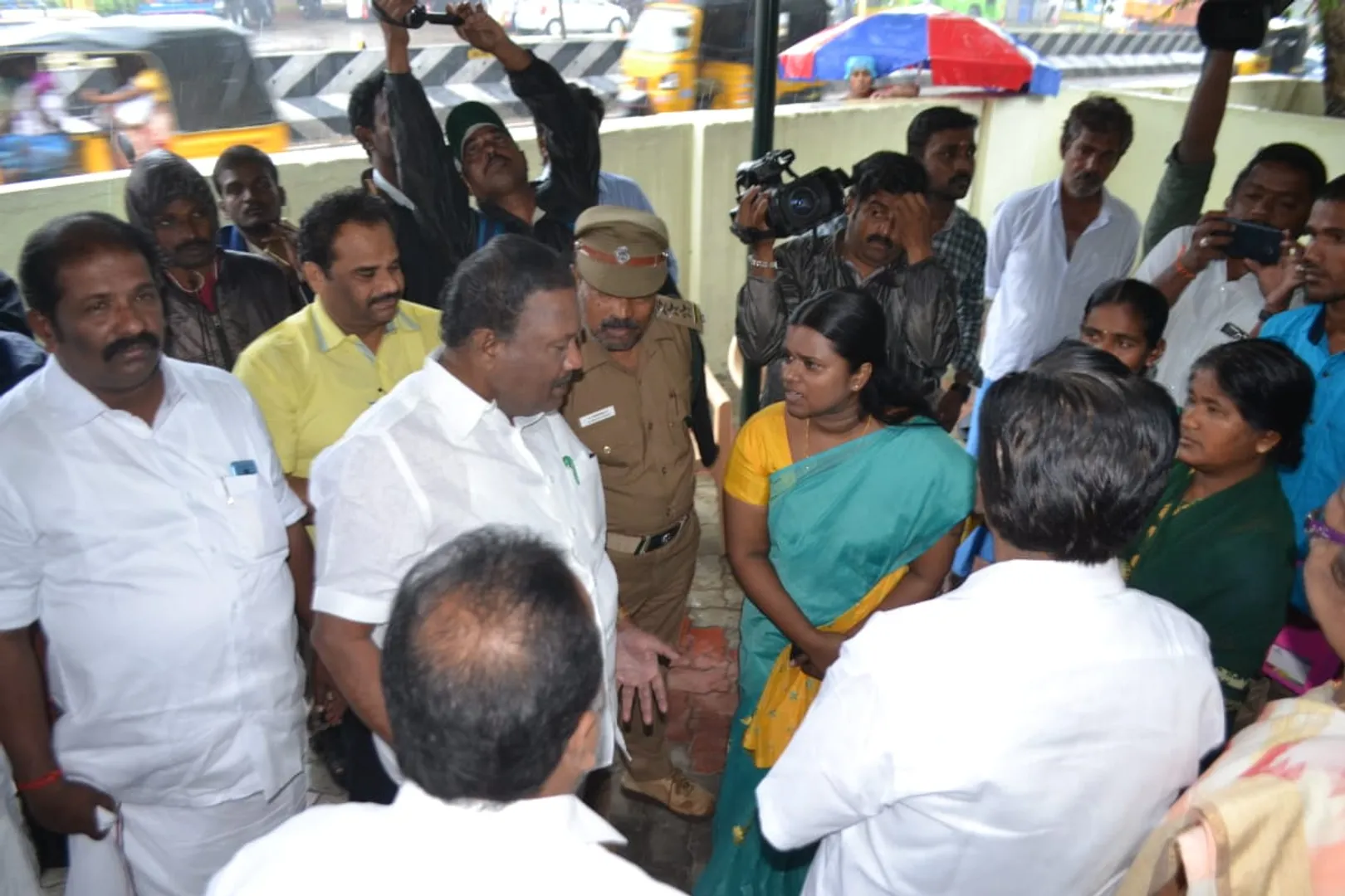 IG said there was no hurricane. He said we returned! Minister Srinivasan  interviewed