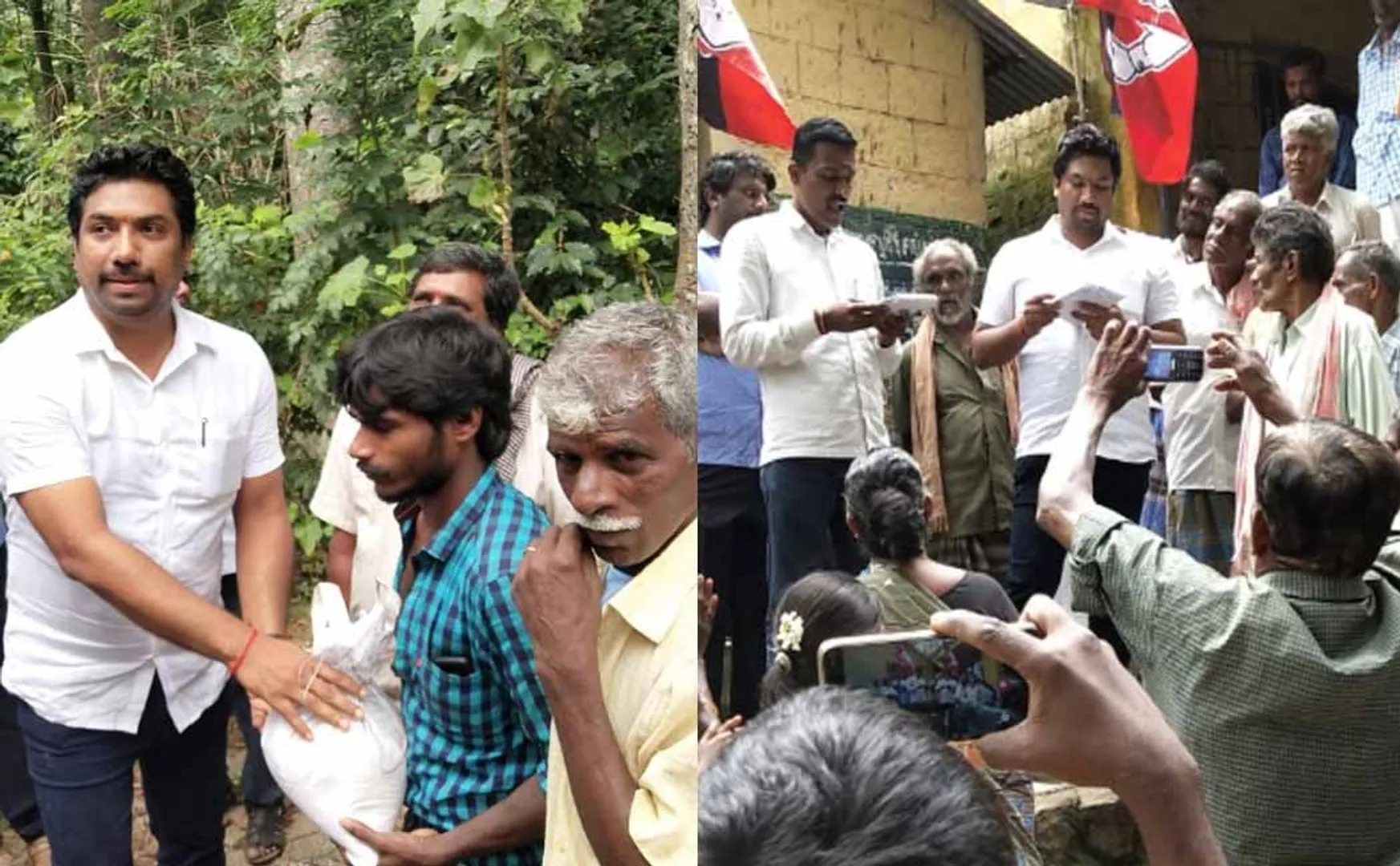 I will help the livelihood of storm-affected people!   Ops son promise !!