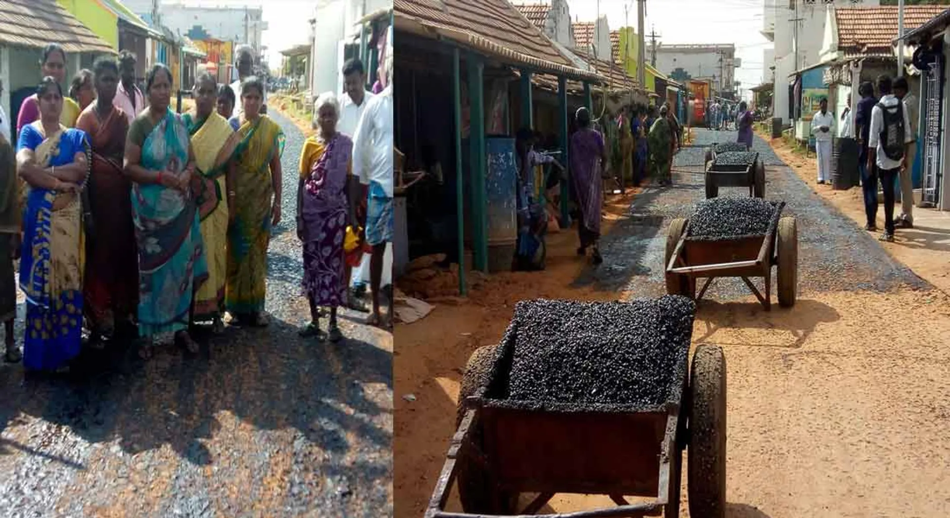  Unmanned road Civilians who have been blocked as quality roads!