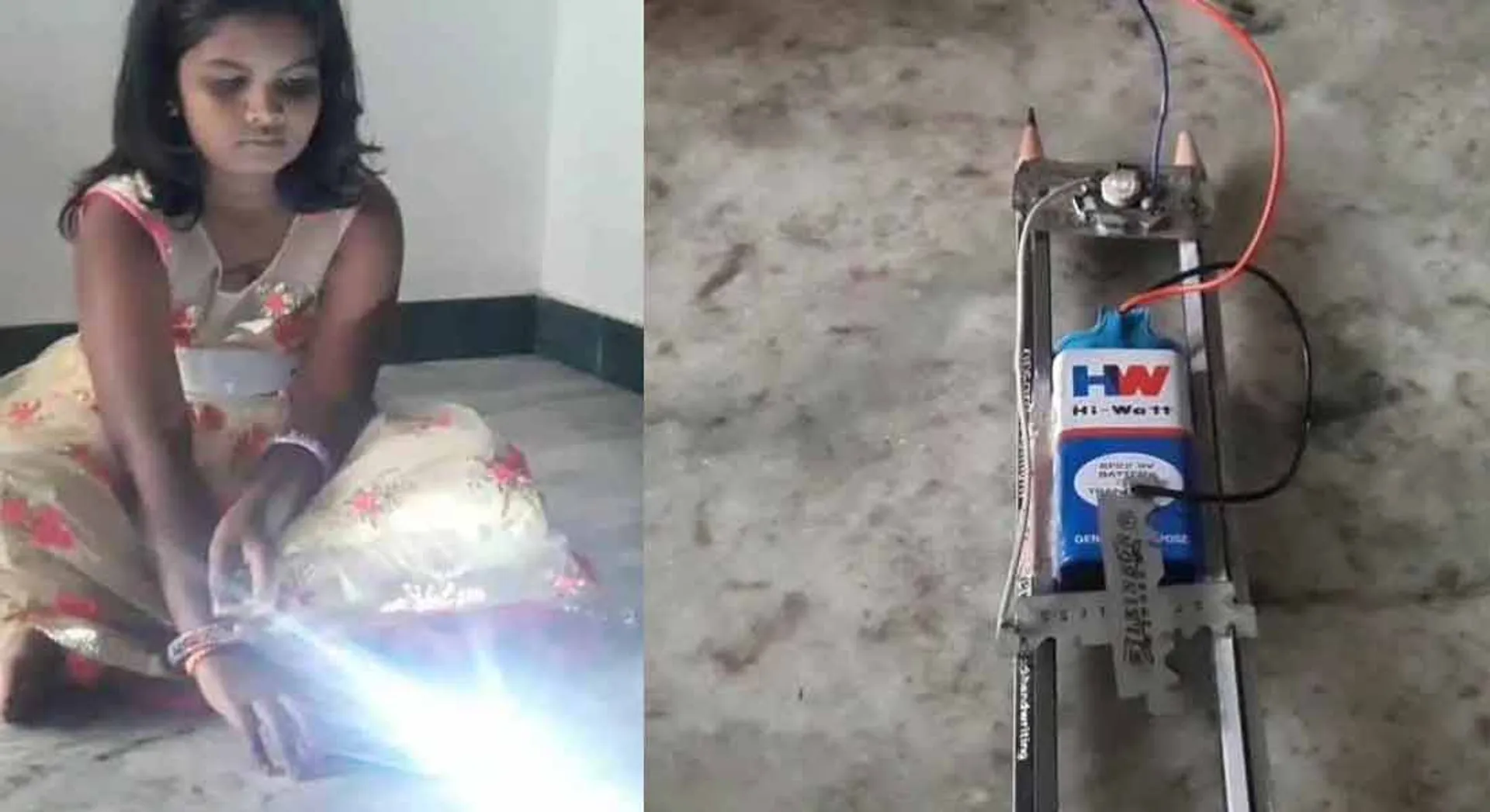  appreciation for the 5th grade student who make a torch light