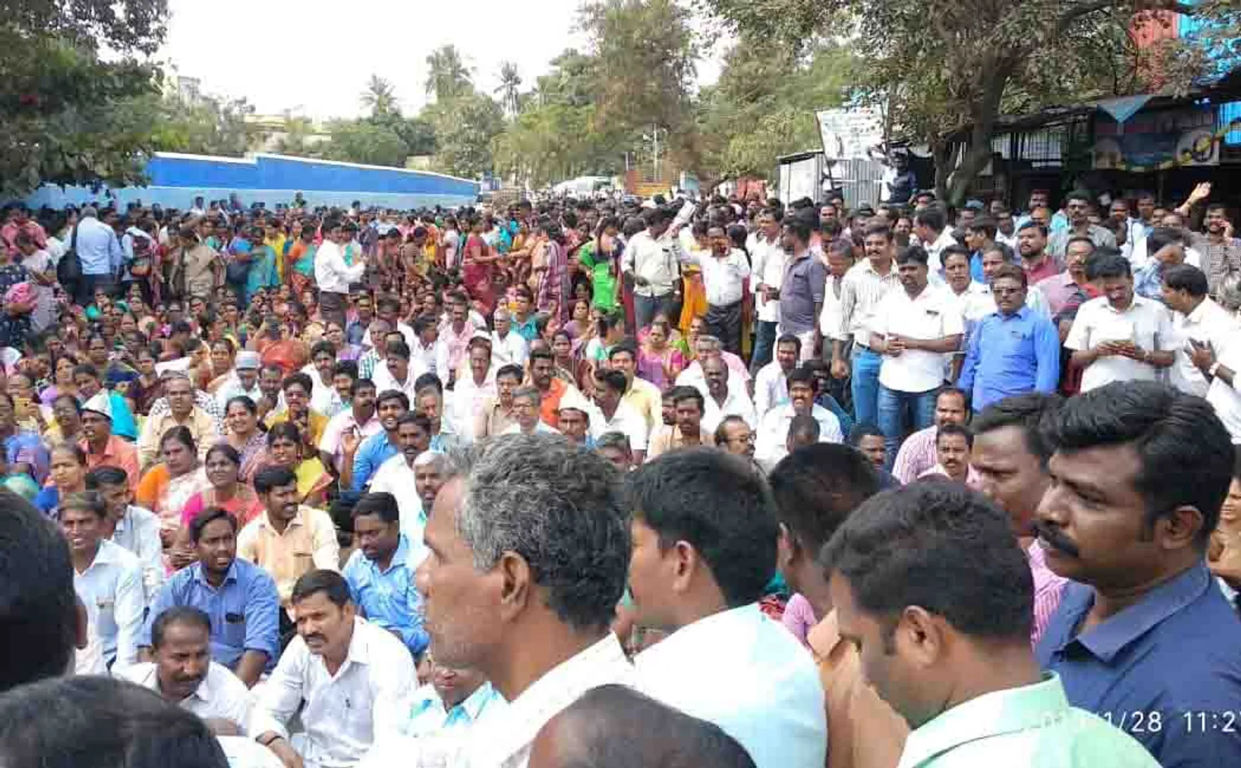 jacto geo protest Chengalpattu