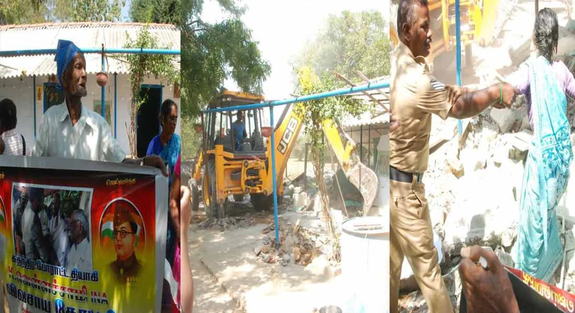  freedom fighter home; destroed in thiruchy