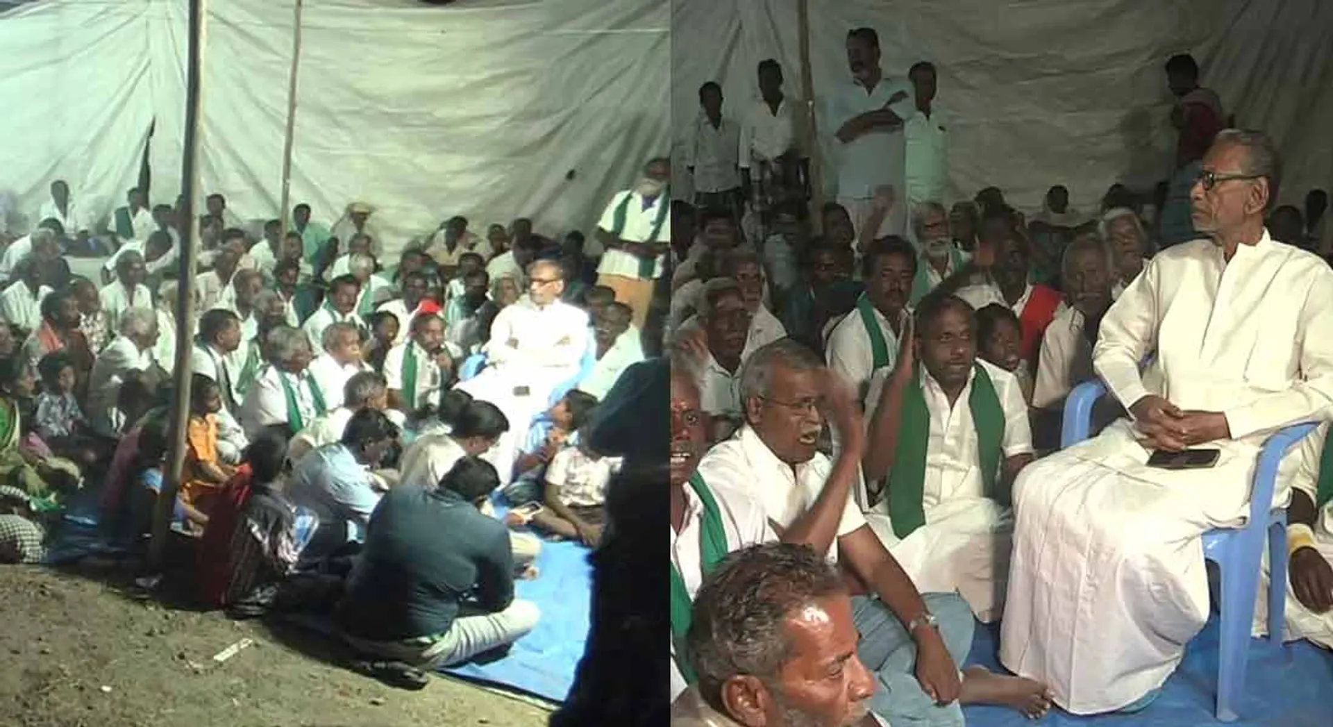 pazha nedumaran support thirukkaravasal people protest!!