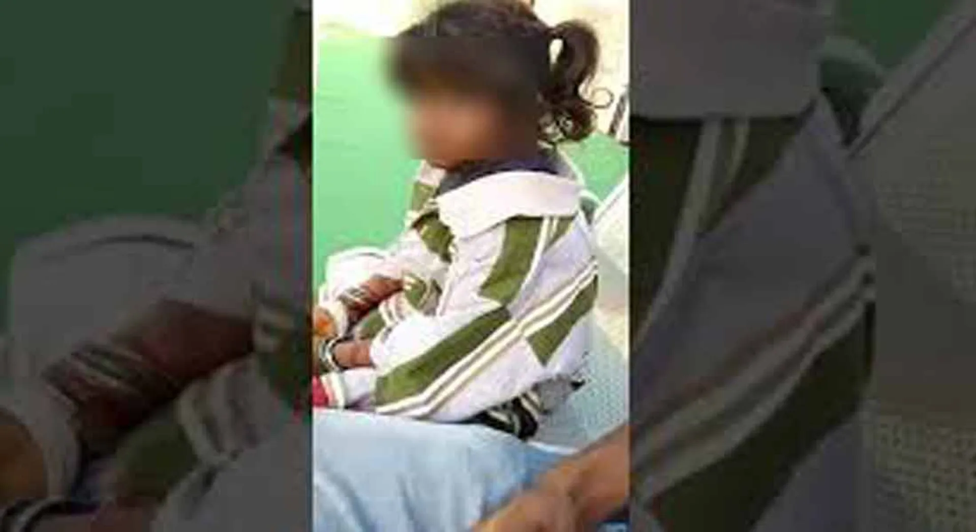 Police investigate to the mother who transmitted the handicap girl video and took the video of the cousin 