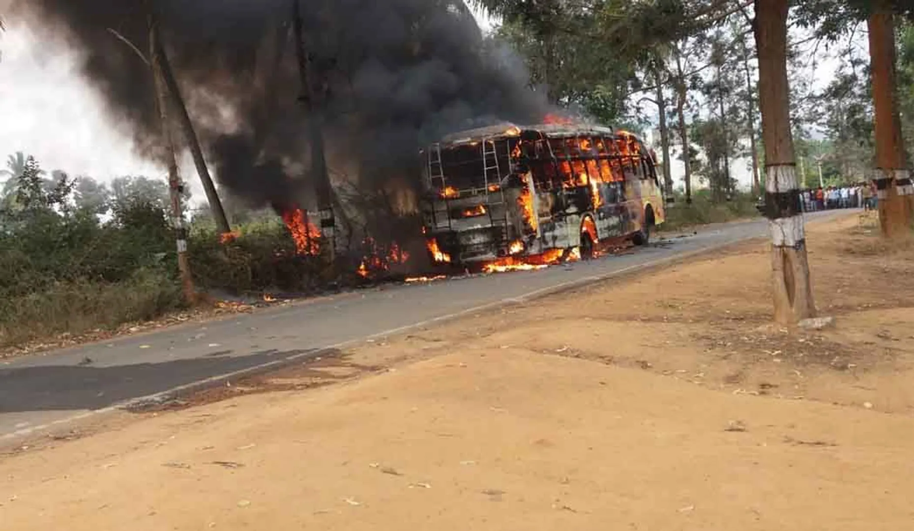 bus fire
