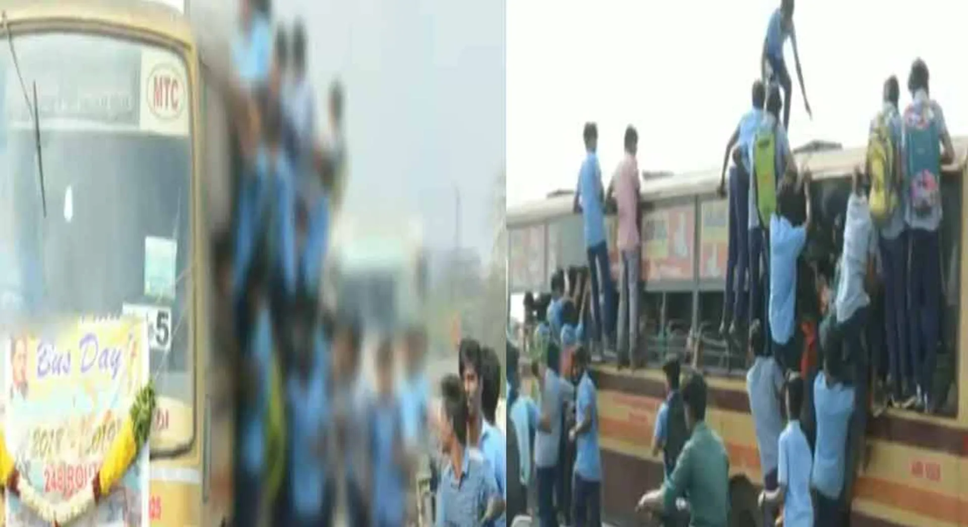 Infecting school students beyond college students'' bus day''