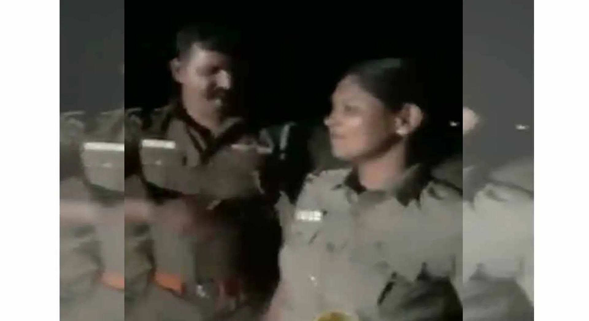 tik tak video with police uniform... 