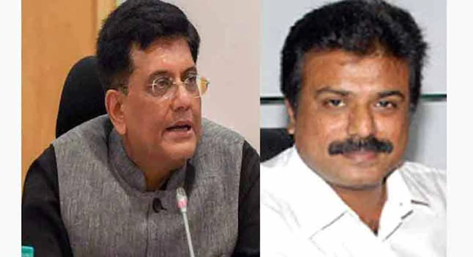  Sudheesh who meets Piyush Goyal again