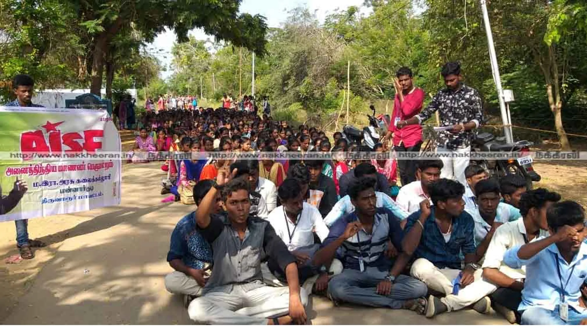 Pollachi Issue - Students protest
