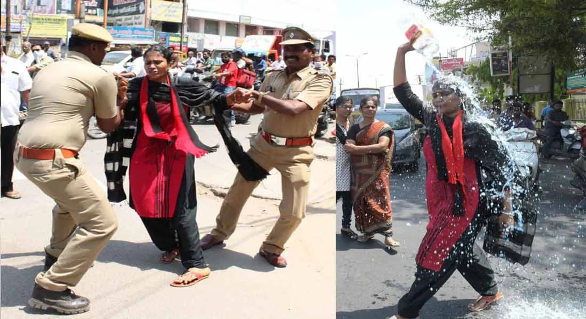 pollachi sexual abuse case;Young woman who tried to commit suicide