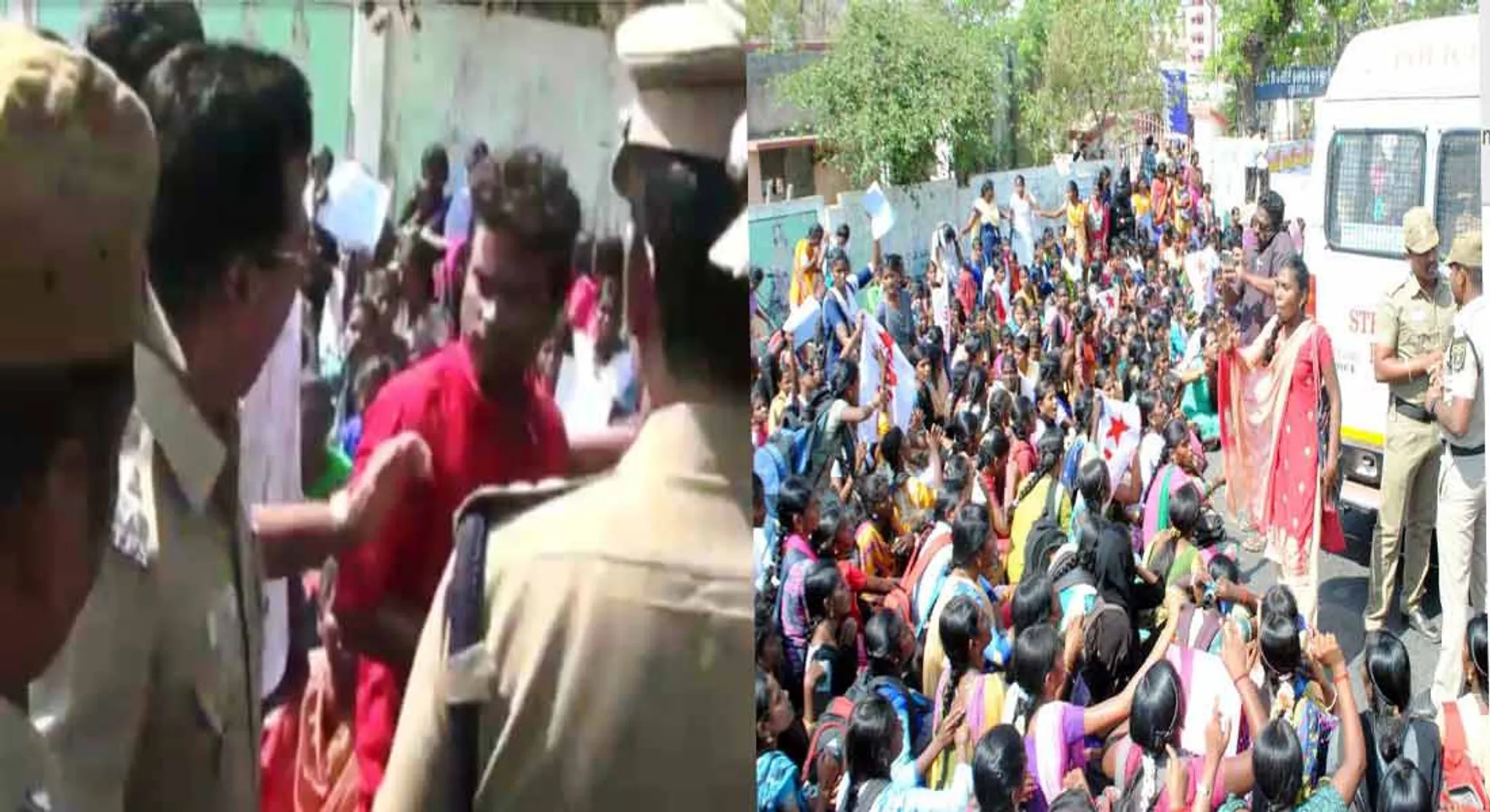 pollachi issue; college student protest 