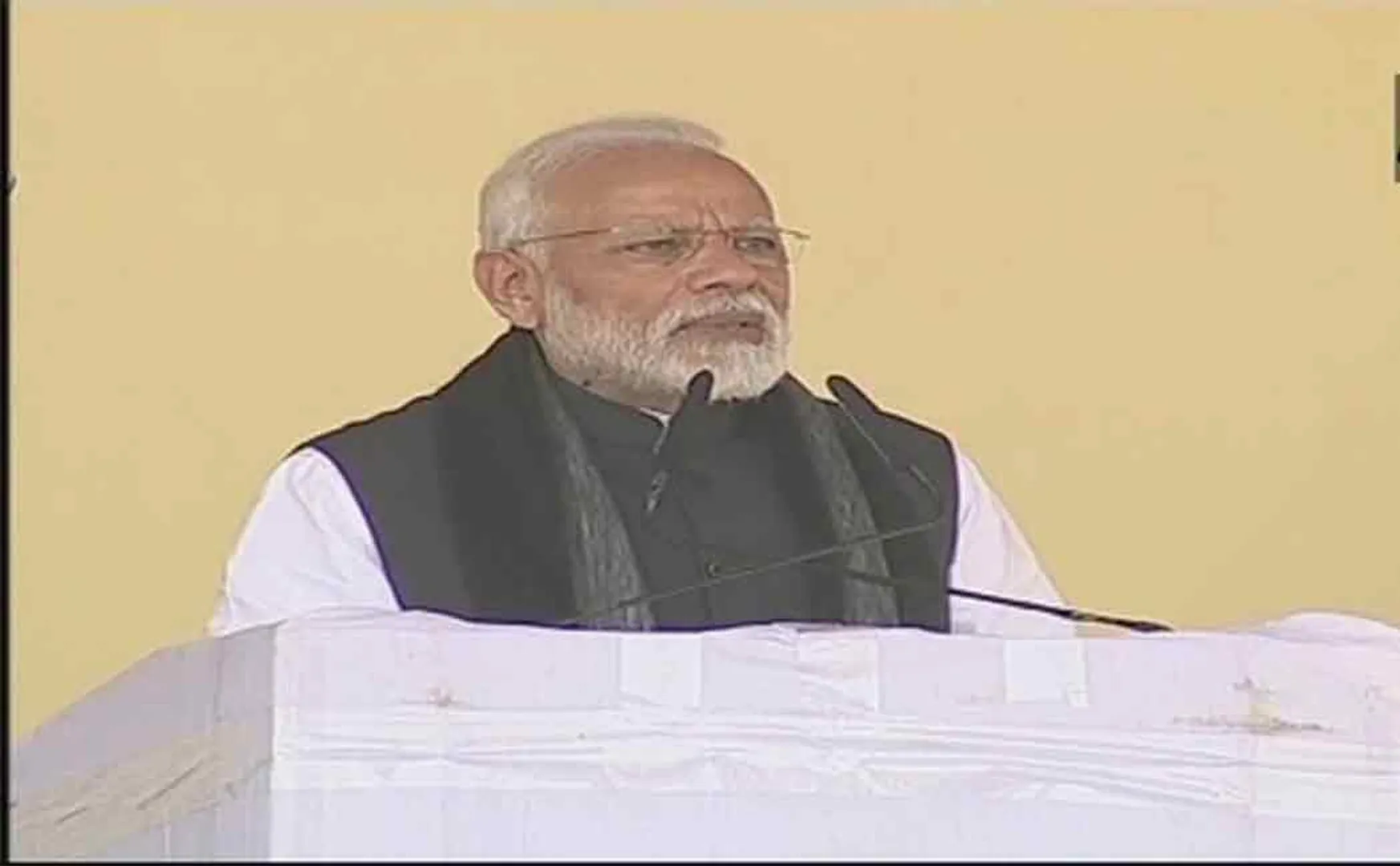 modi slams congress for asking proof of balkot revenge attack