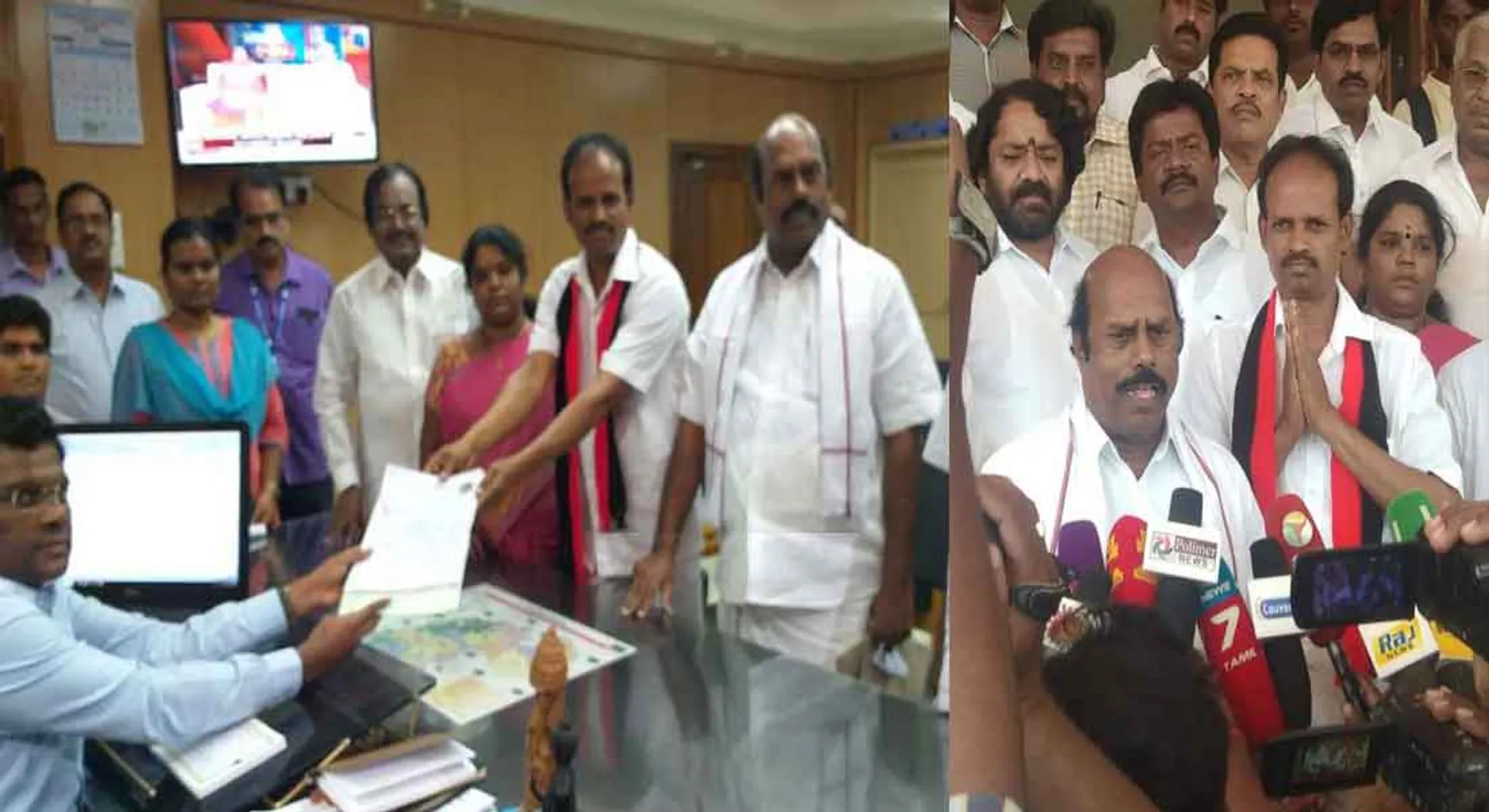 dmk mla ev.velu interview 