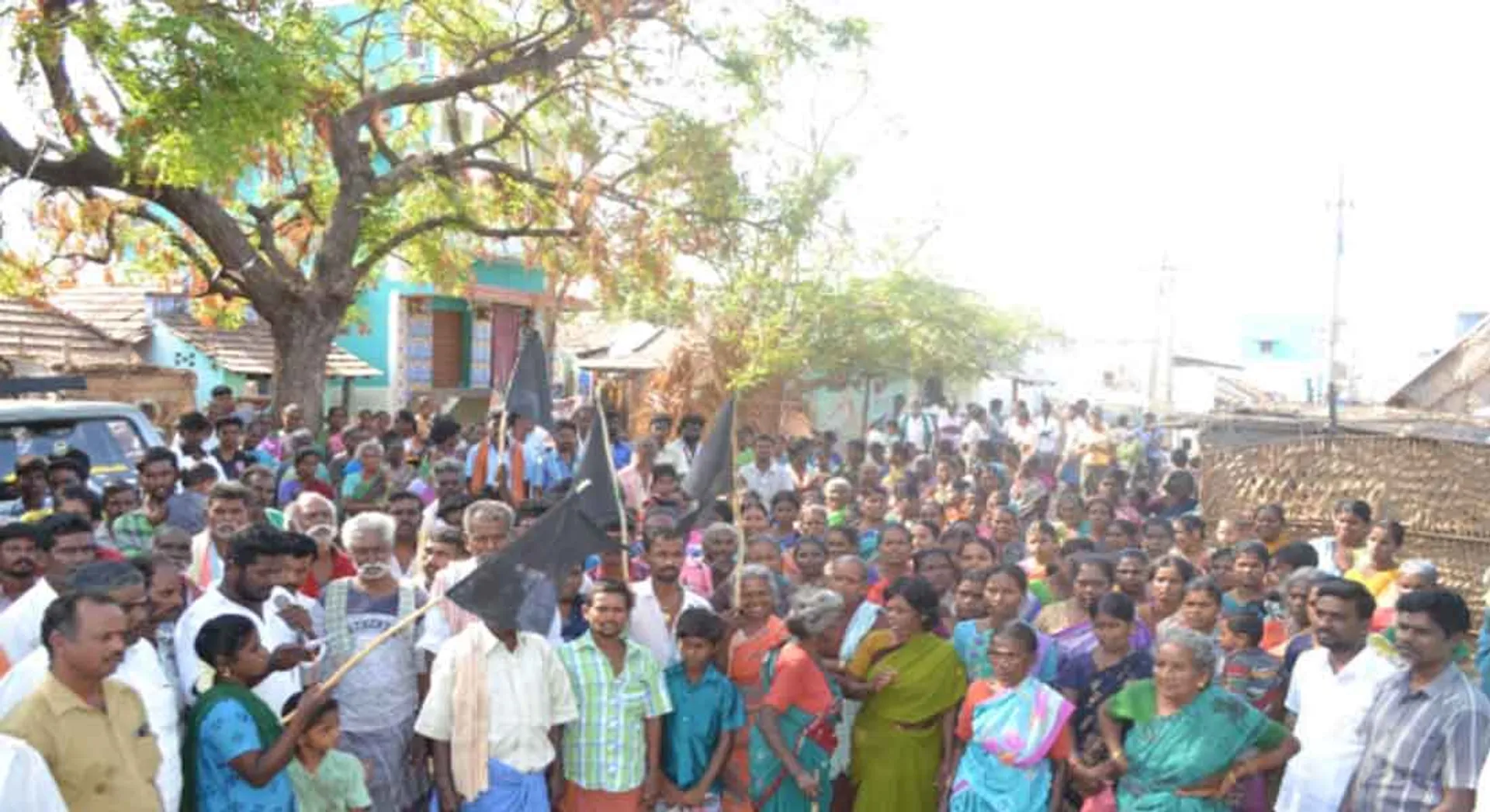 Villagers struggle to boycott elections