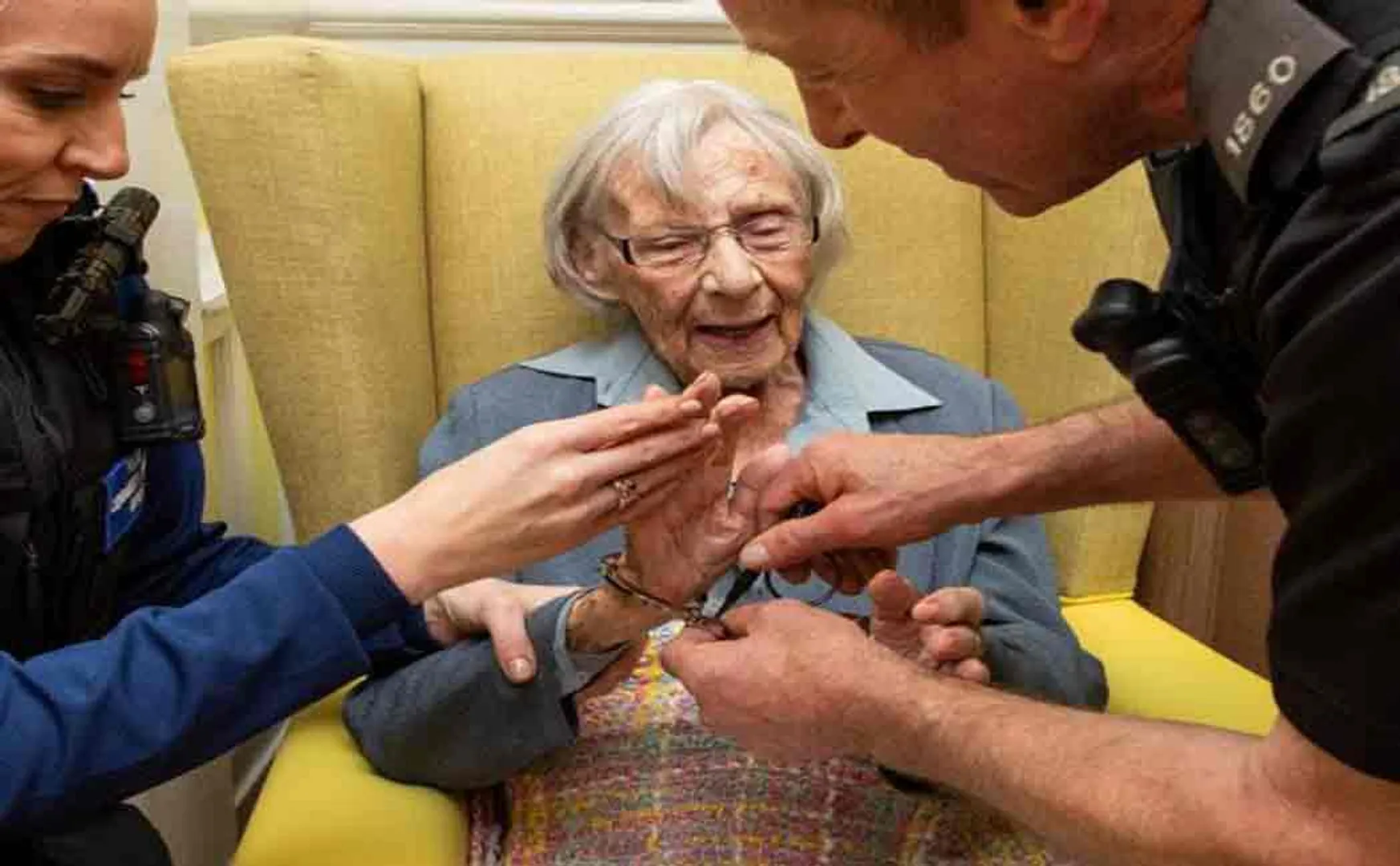 104 year old arrested in england for weird reason
