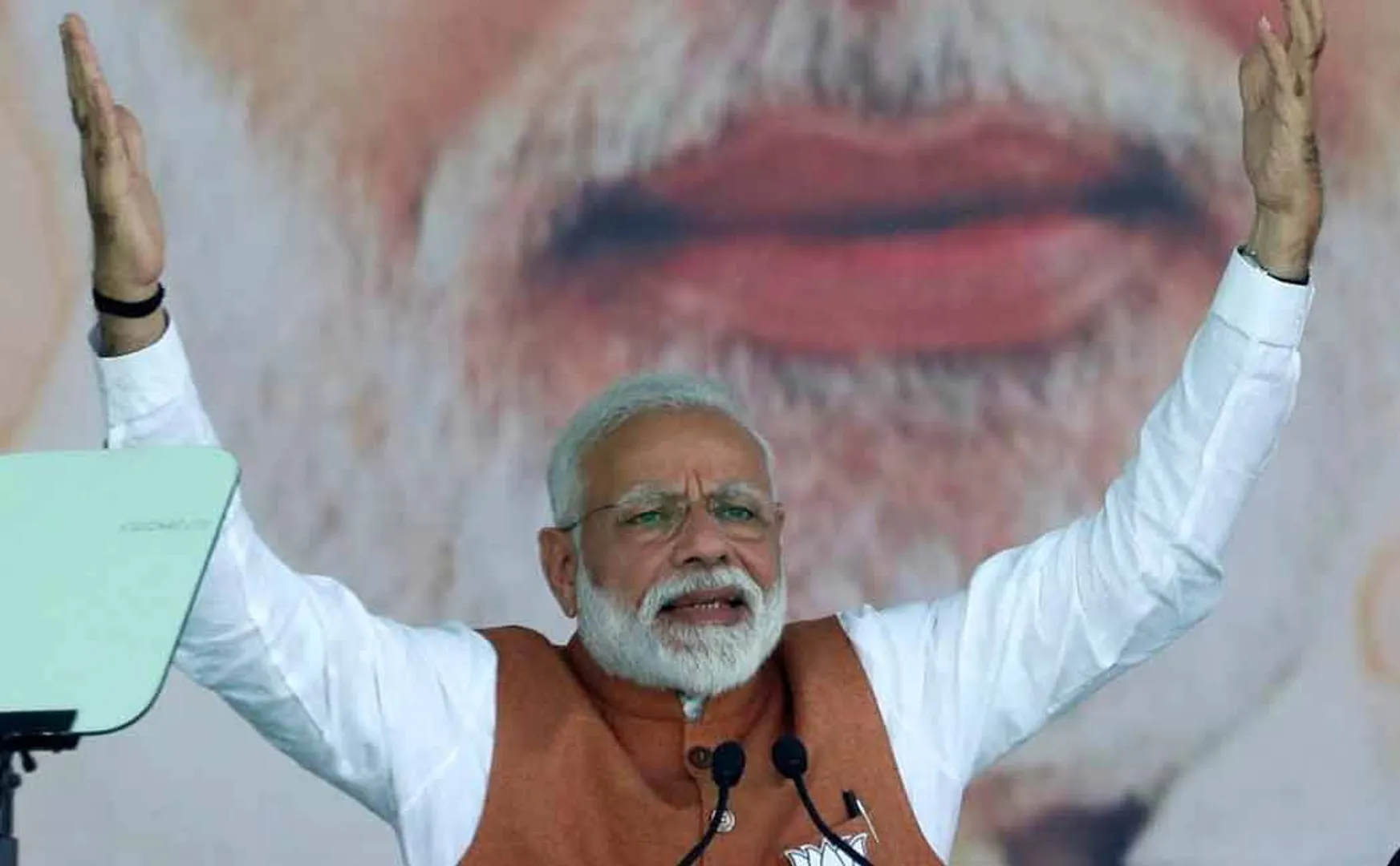 your BJP chowkidar government will protect nation  