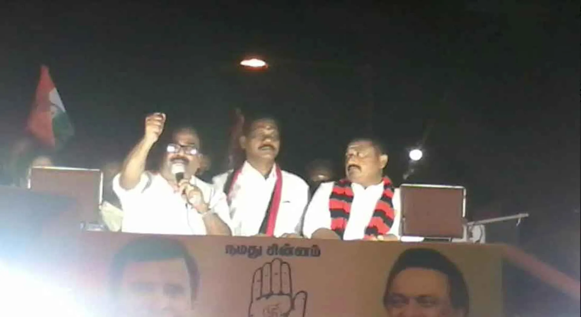 nanjil sampath election campaign