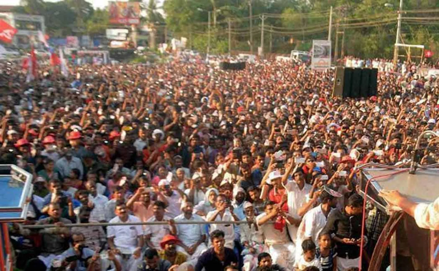 The election campaign in the Delta districts