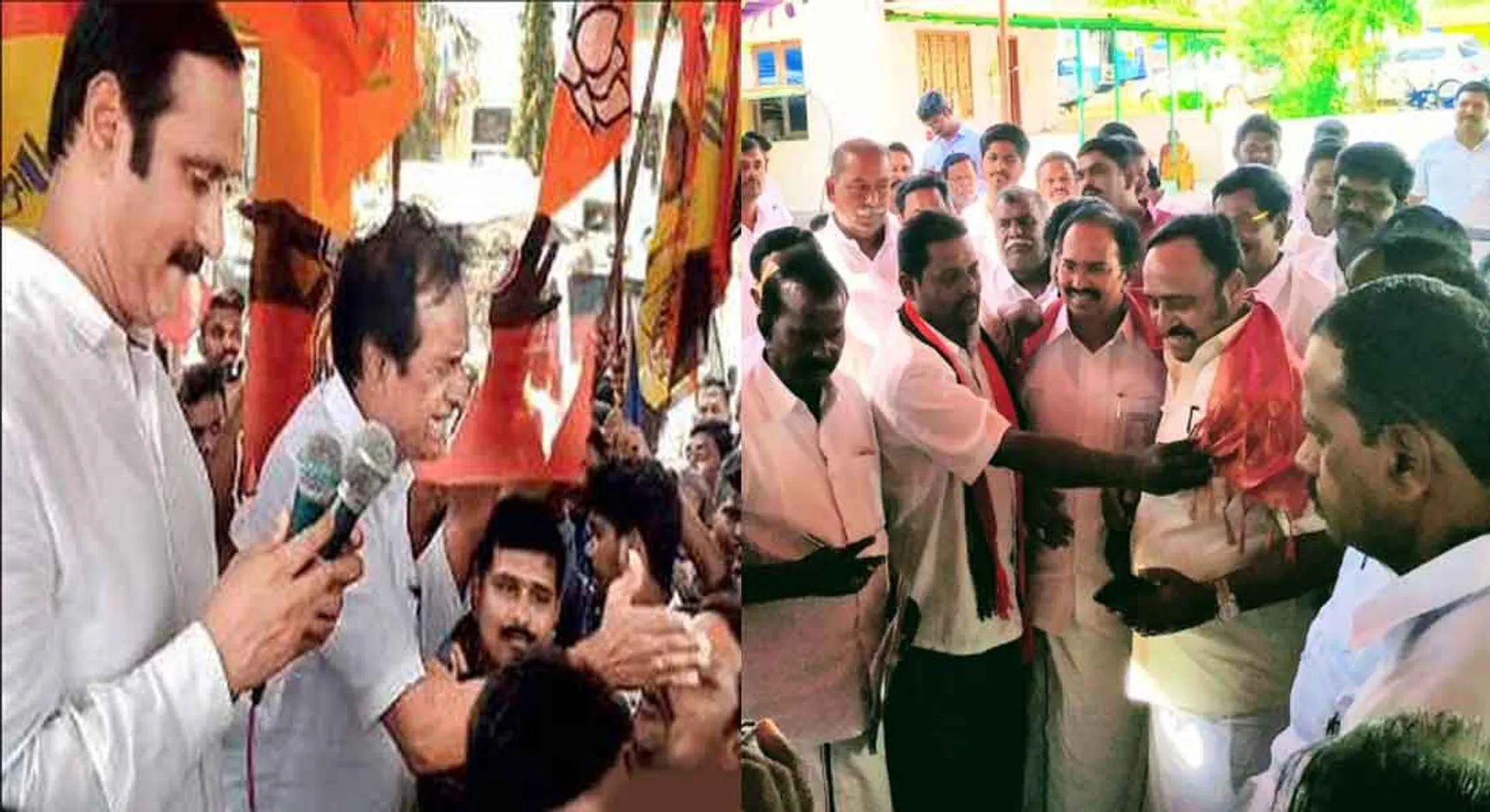 ADMK  Volunteer joined to dmk  who attacked by admk mla