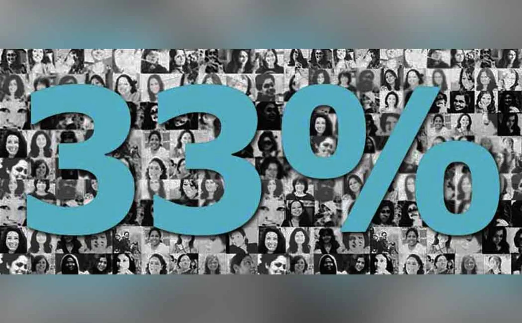 India is at 149th place of women's reserves