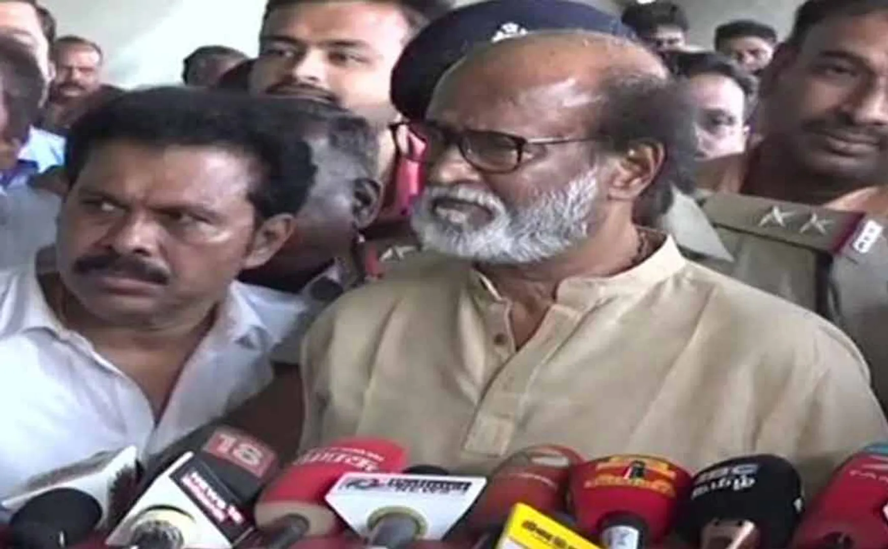 Rajini angry speech on Cauvery Issue