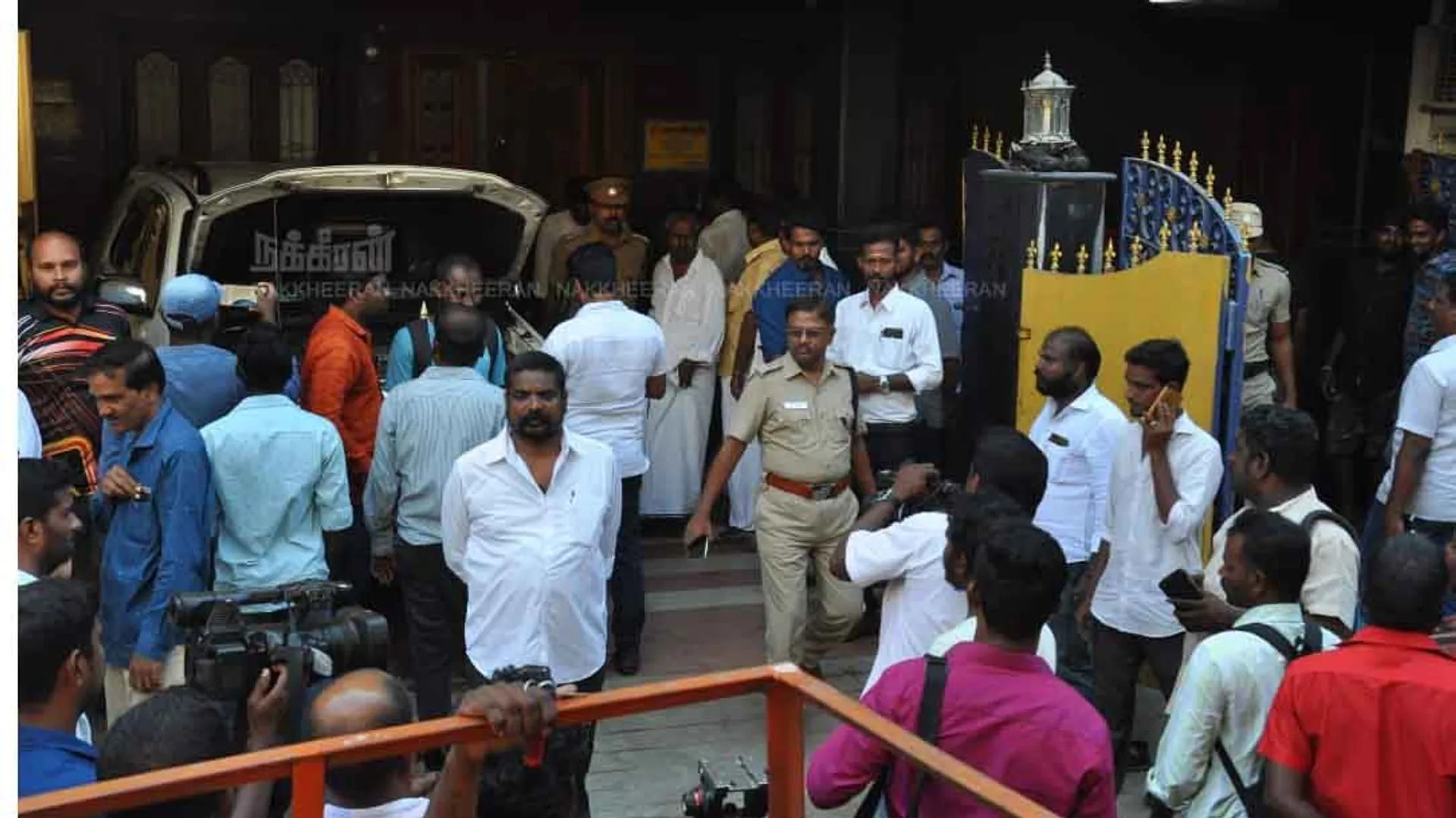 Petrol bomb - DMK Member house